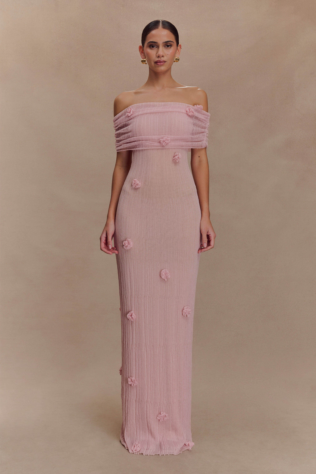 Brynn Orchid Knit Maxi Dress