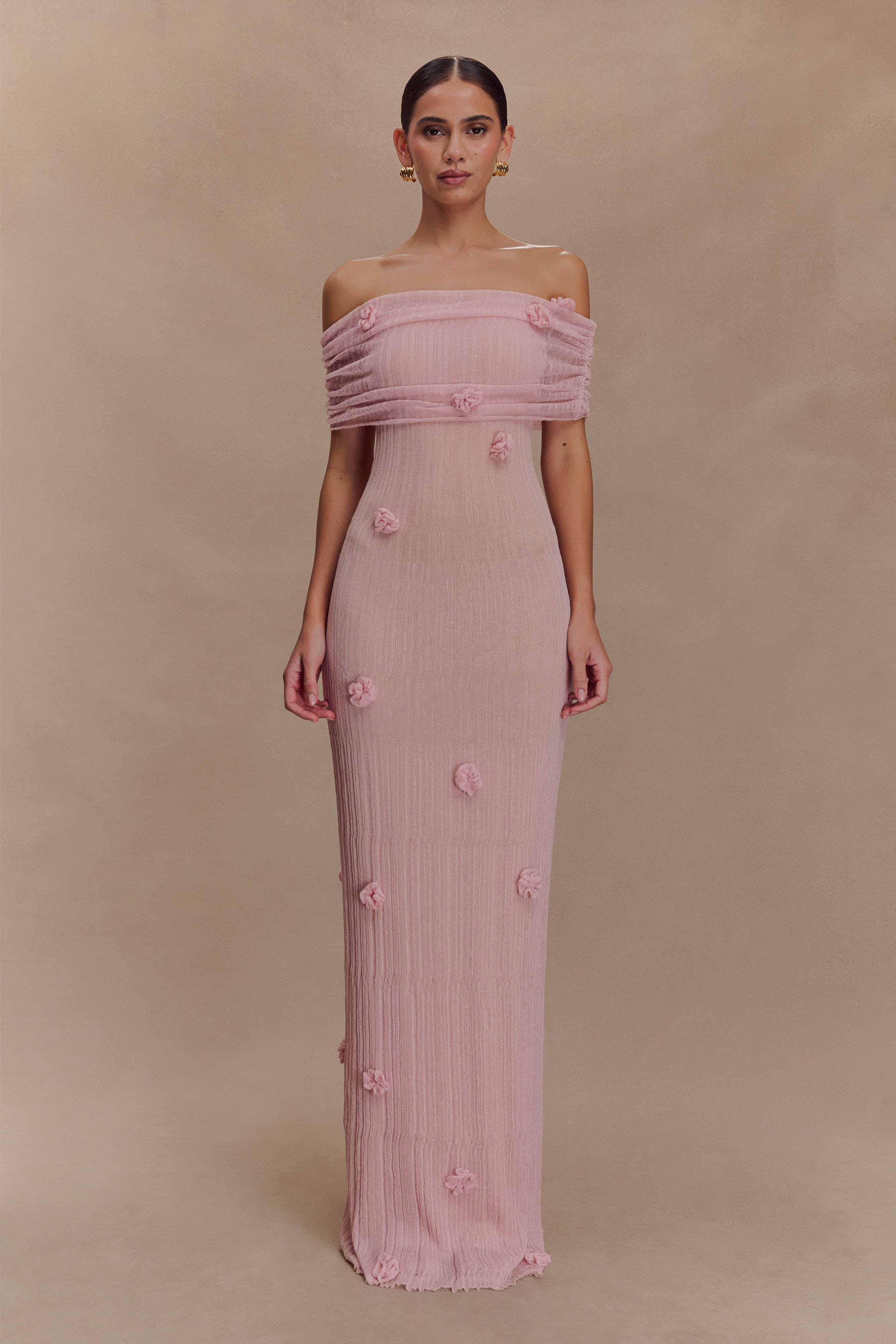 Brynn Orchid Knit Maxi Dress