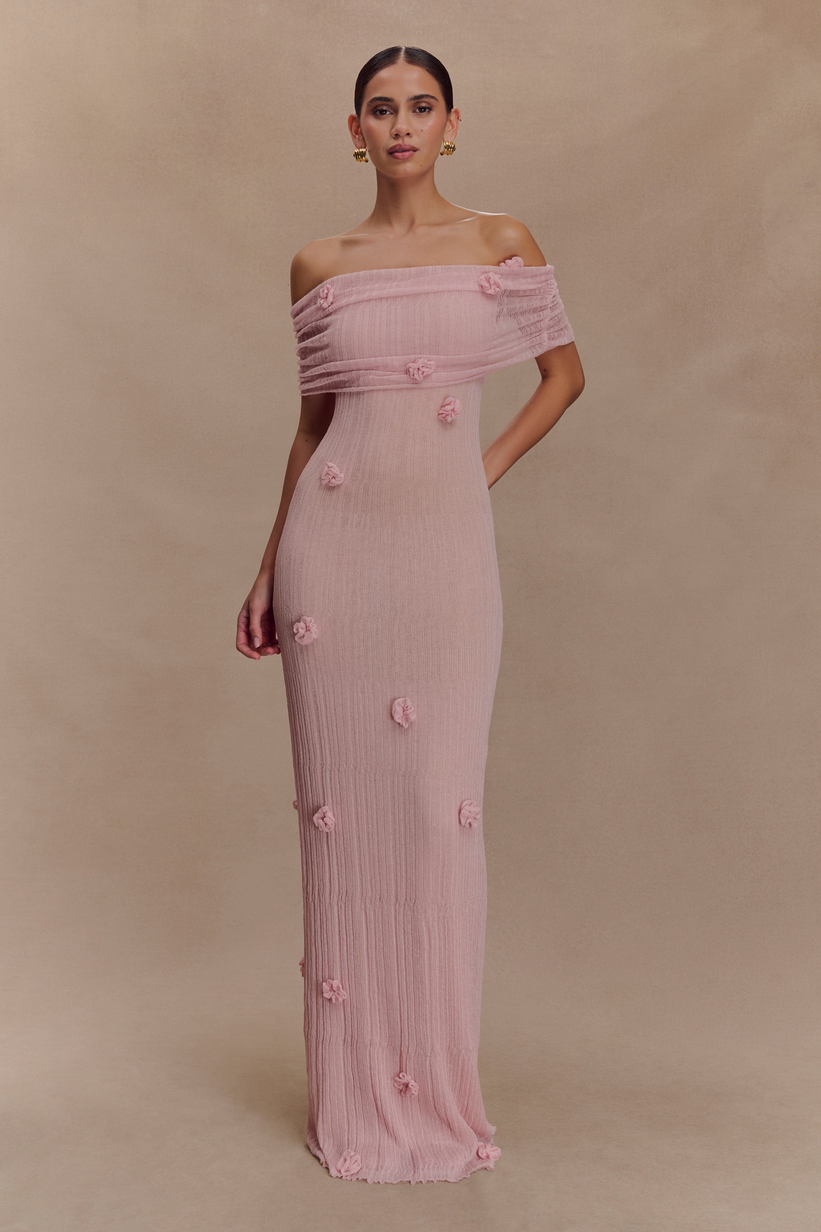 Brynn Orchid Knit Maxi Dress