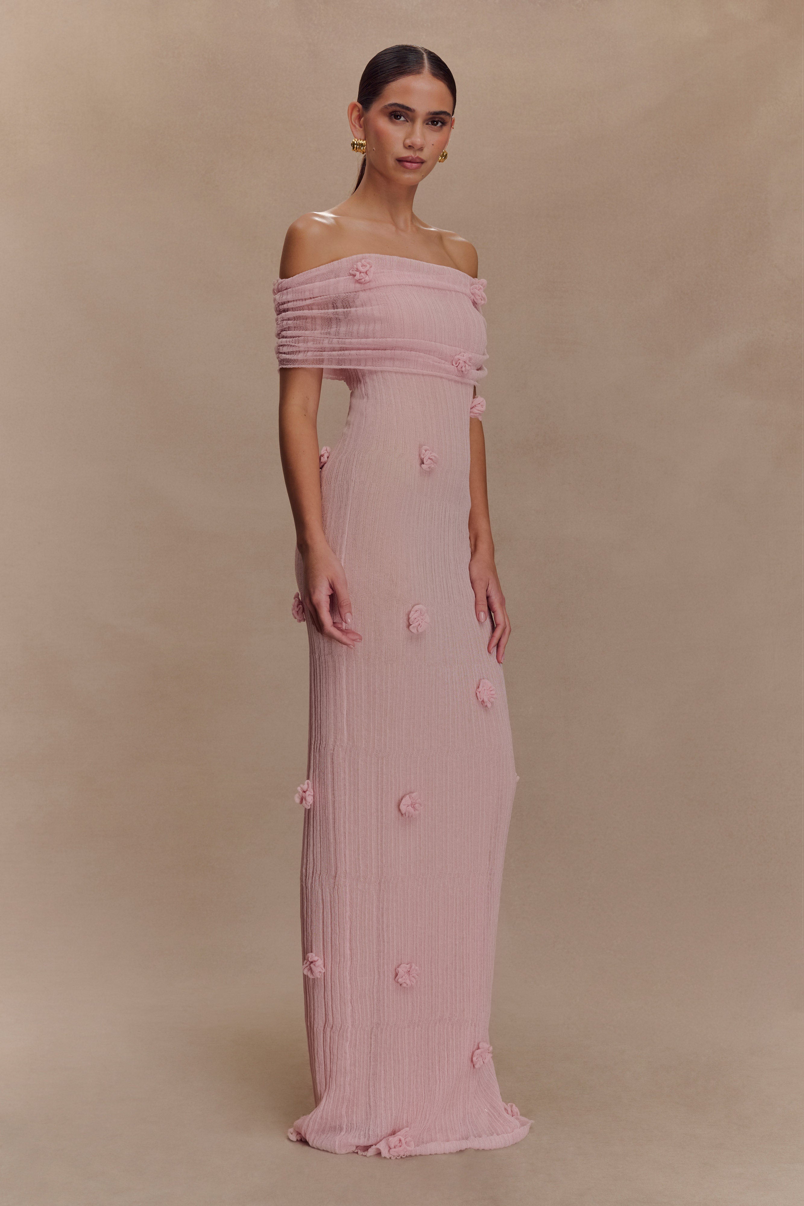 Brynn Orchid Knit Maxi Dress