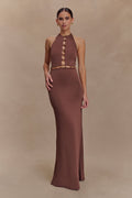 Albion Beaded Slinky Maxi Dress