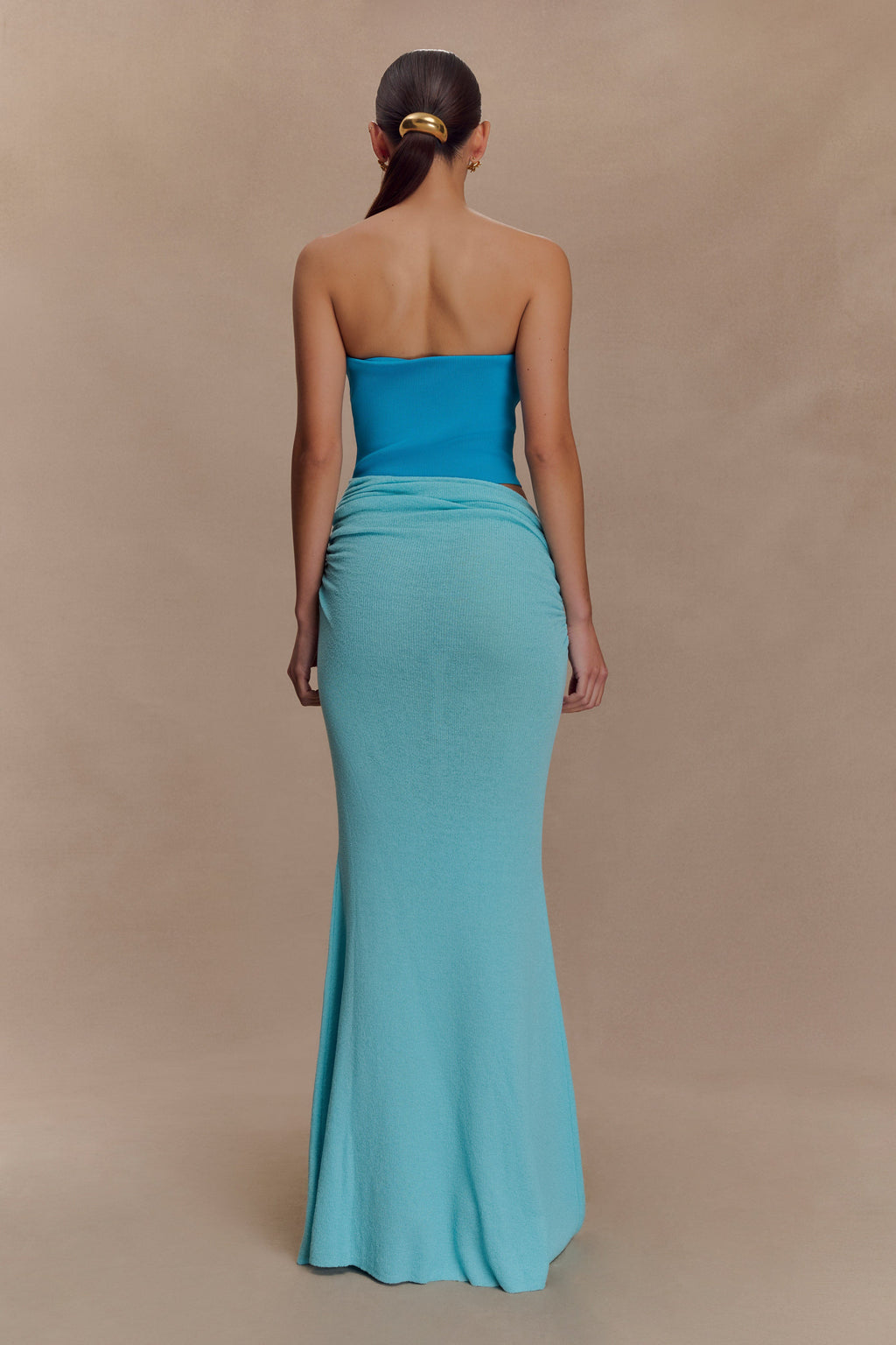 Jasiel Strapless Knit Maxi Dress in Black – Chic&Drifts