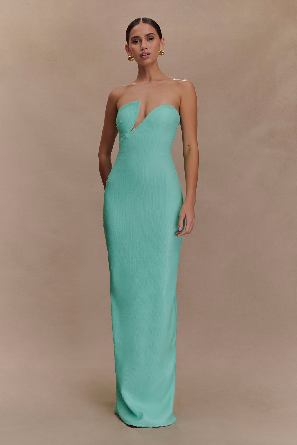 Winston Strapless Sequin Maxi Dress