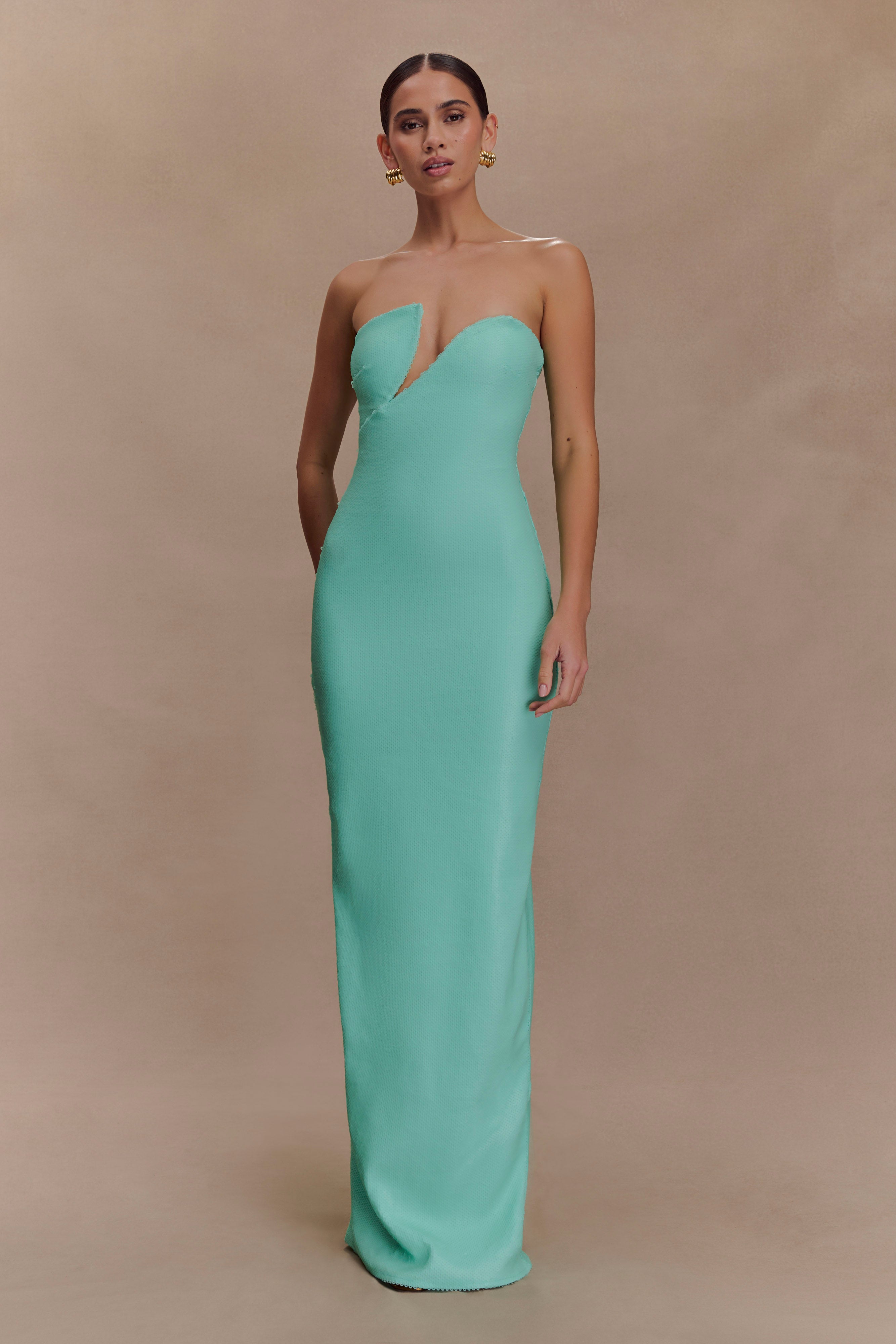 Winston Strapless Sequin Maxi Dress