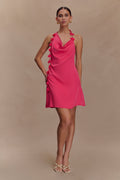 Gwenda Satin Floral Mini Dress