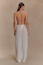 Tonya Sheer Straight Leg Pant in Ivory – Chic&Drifts
