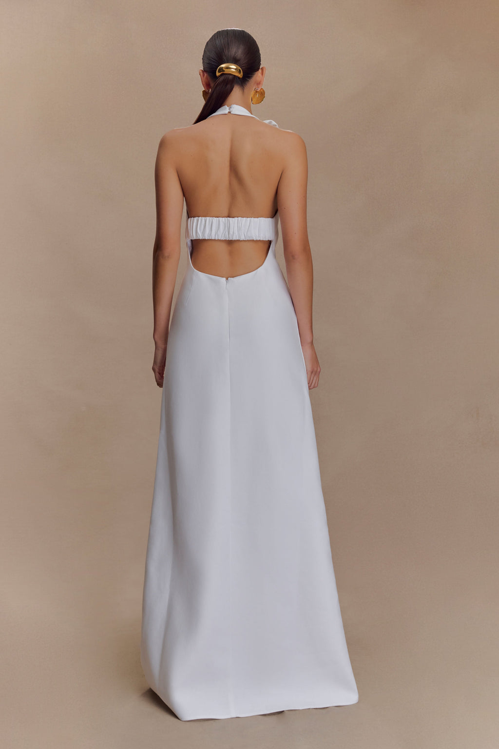 Carolyn Linen Bubble Maxi Dress in Misty Blue – Chic&Drifts
