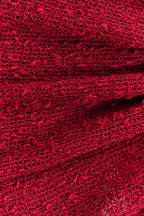 Sammy Boucle Knit Cover Up in Dragonfruit – Chic&Drifts
