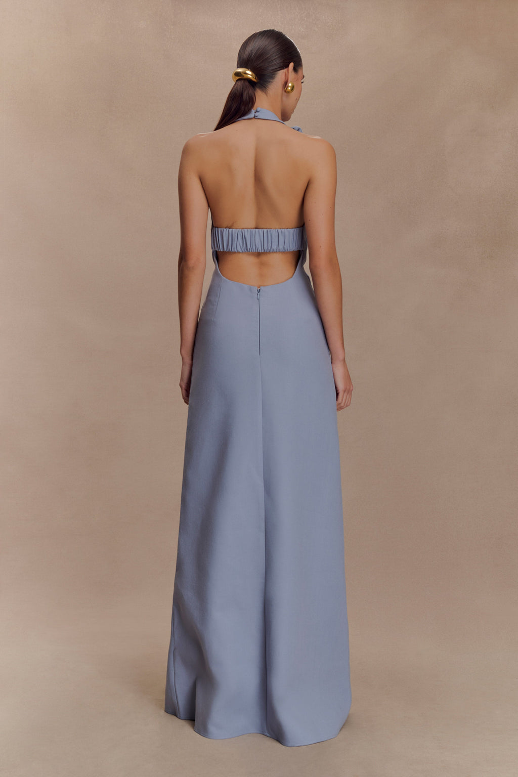 Carolyn Linen Bubble Maxi Dress
