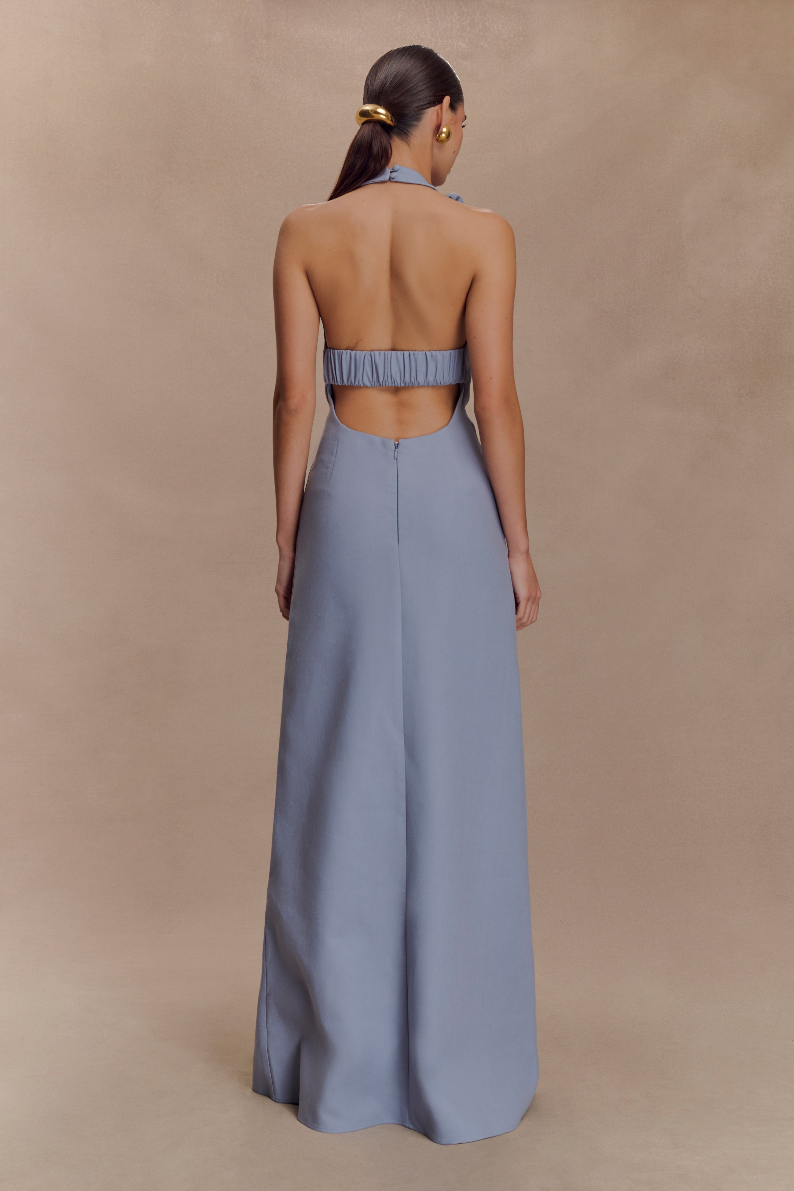 Carolyn Linen Bubble Maxi Dress