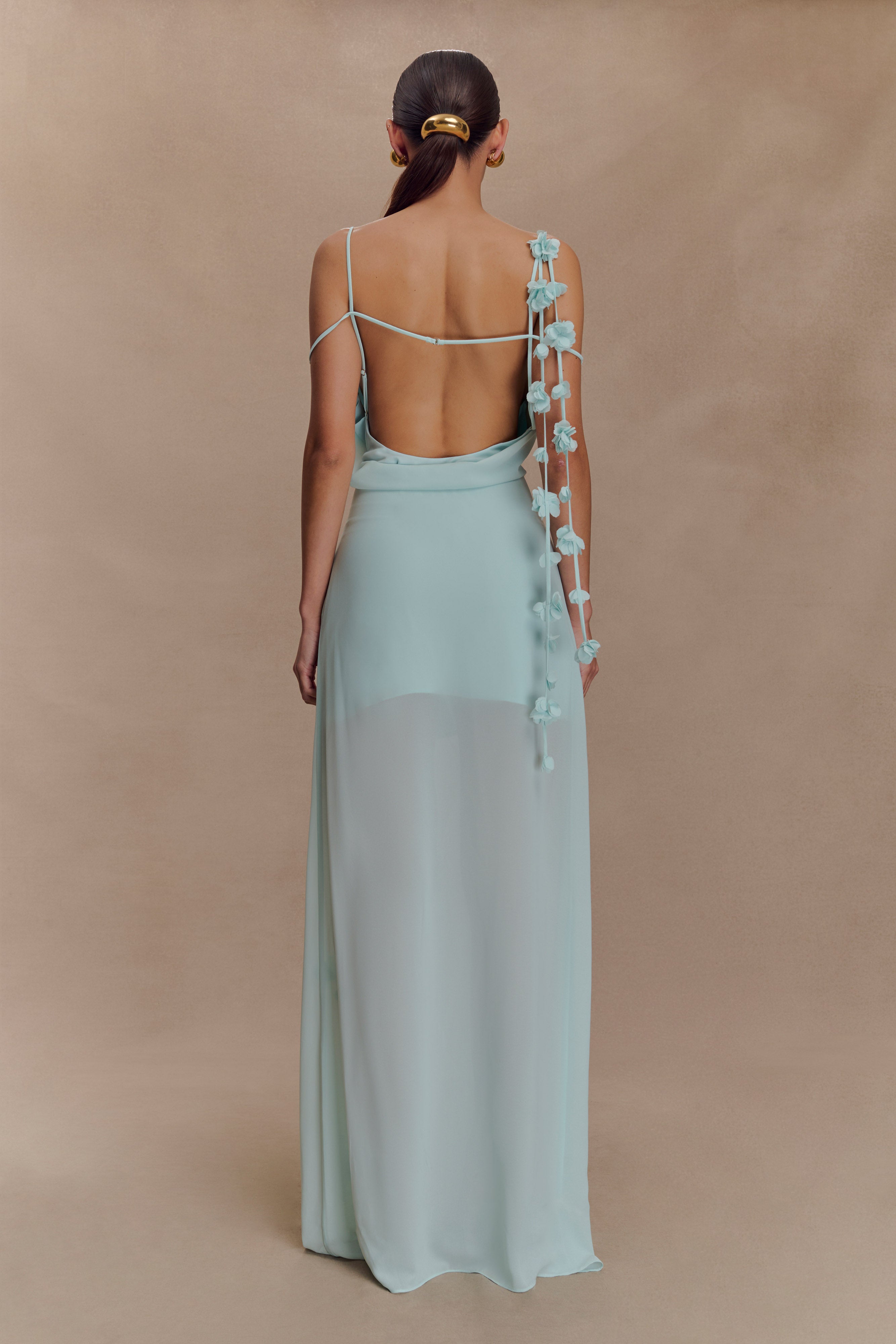 Rosalie Floral Chiffon Maxi Dress