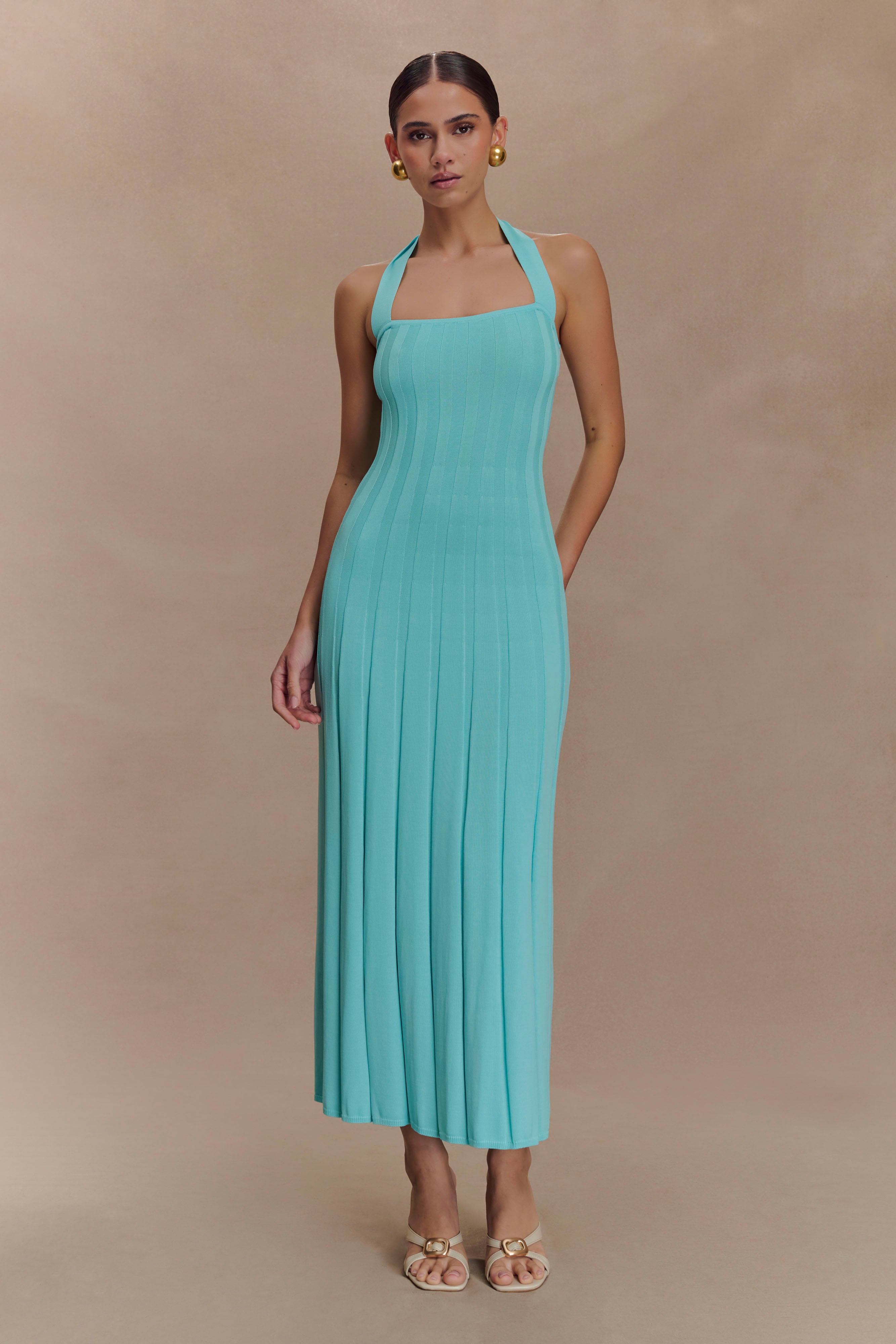 Jacqui Halter Knit Midi Dress