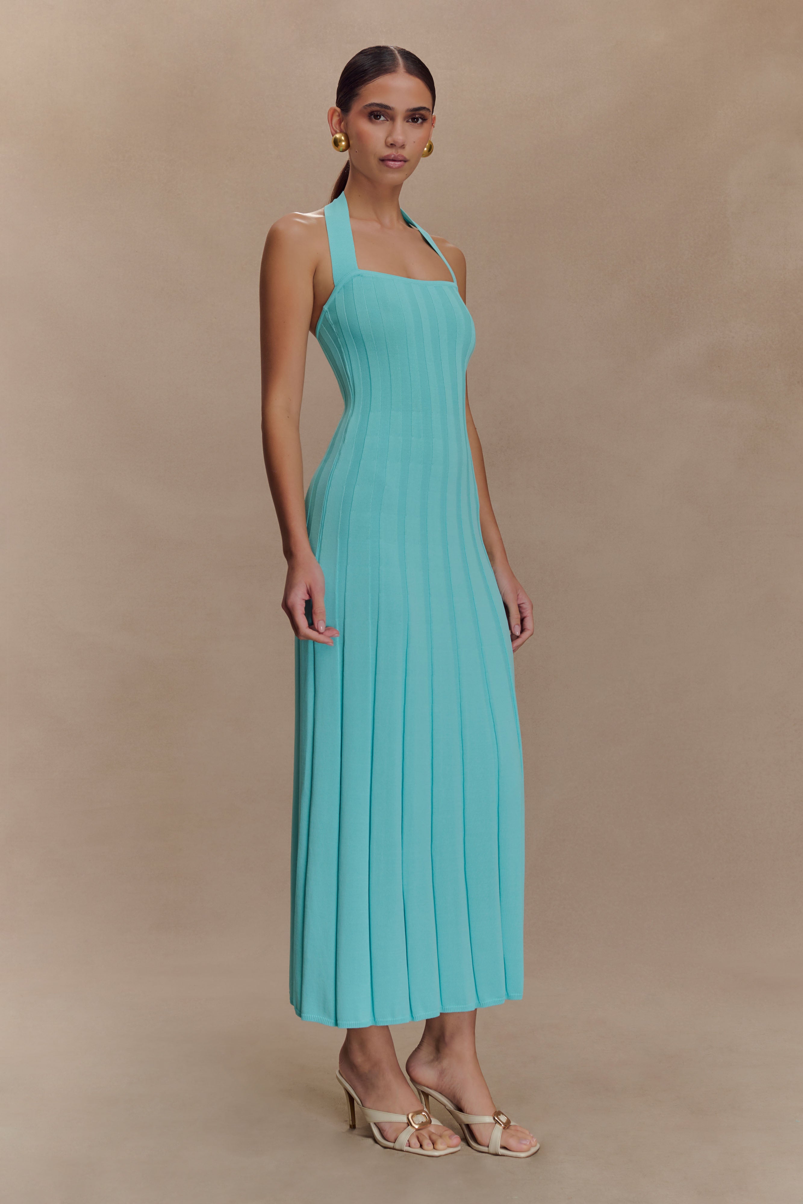 Jacqui Halter Knit Midi Dress