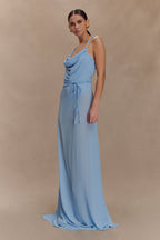 Elaine Chiffon Beaded Maxi Dress in Green – Chic&Drifts