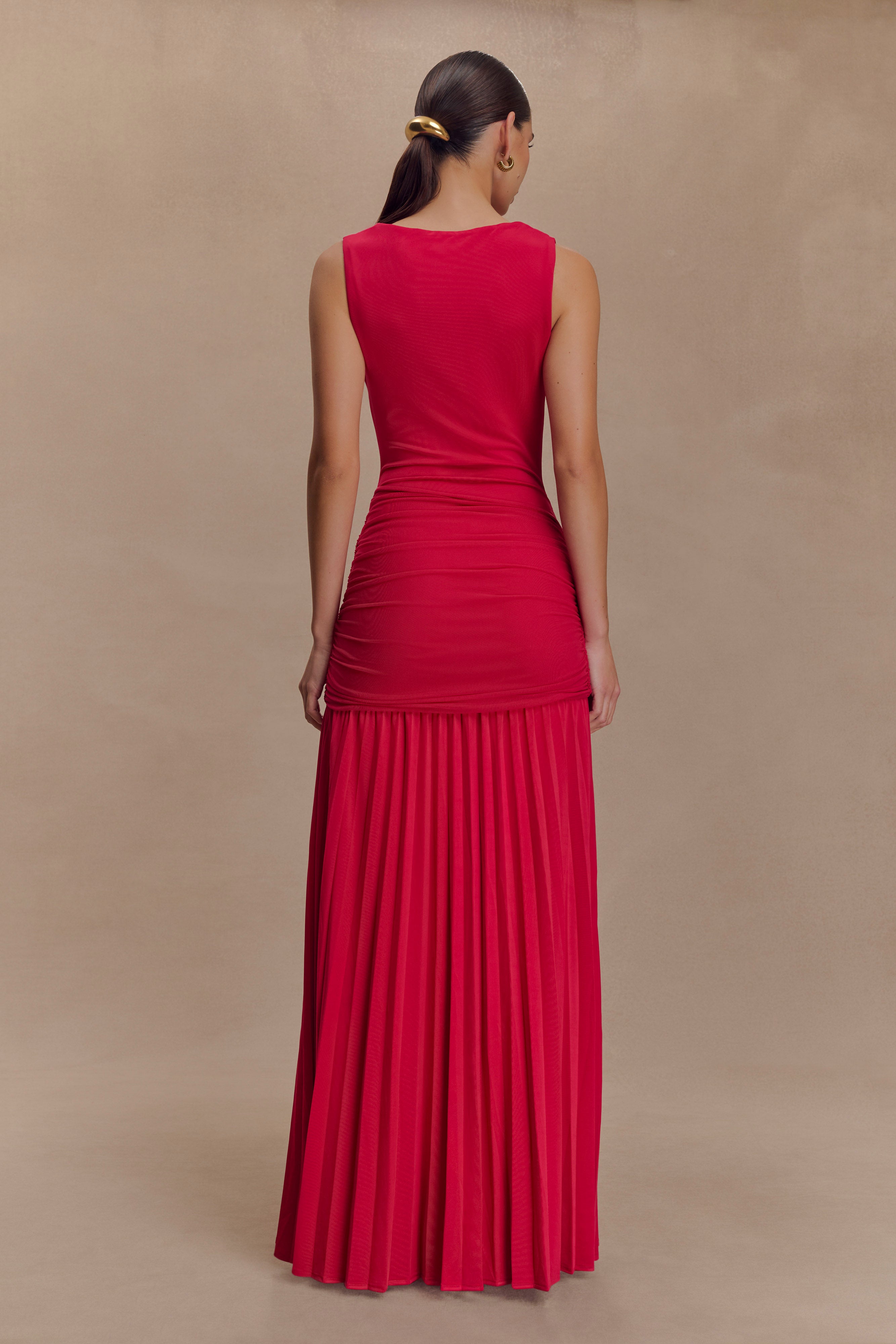 Dania Cowl Neck Slinky Maxi Dress