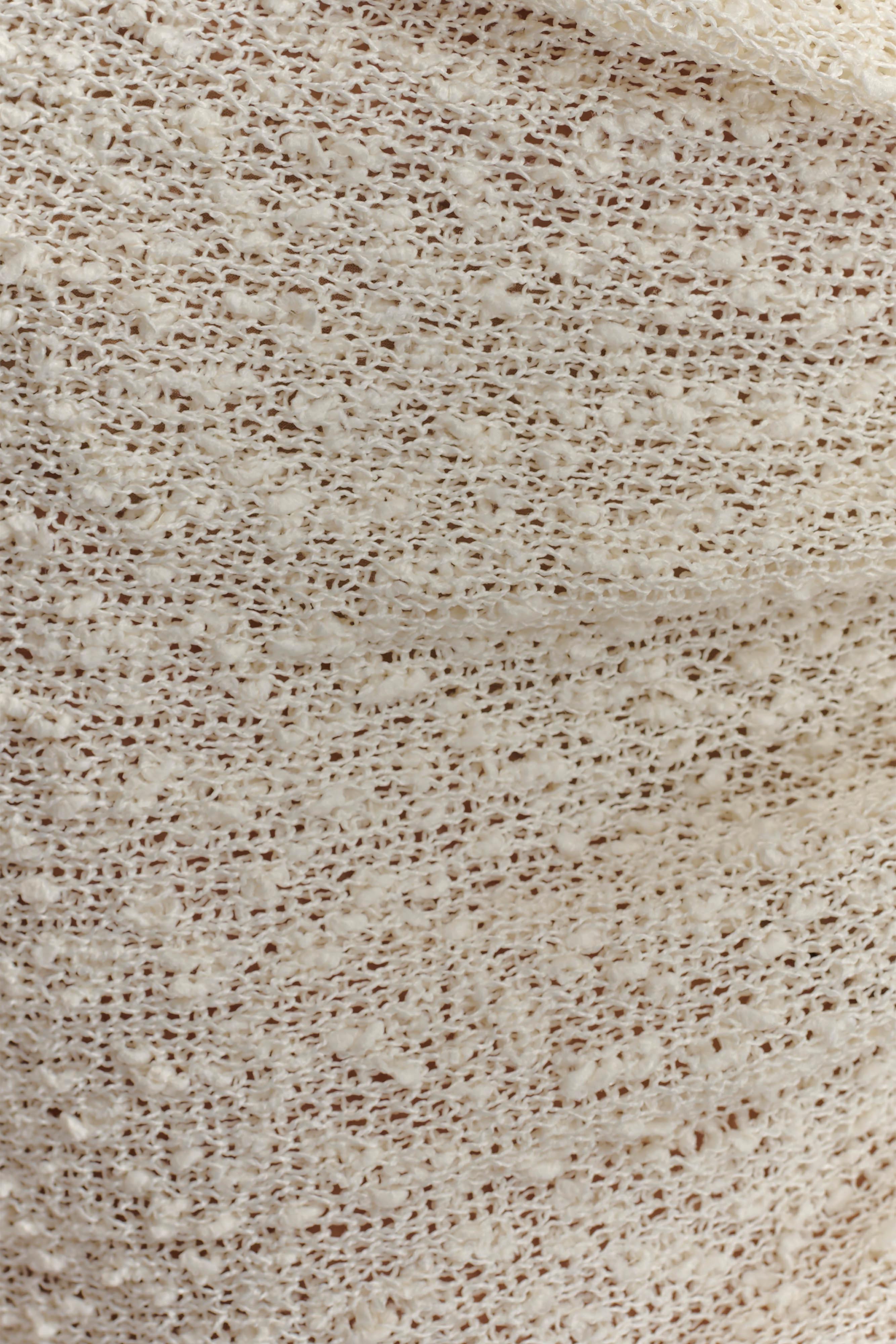 Sammy Boucle Knit Cover Up in Ivory – Chic&Drifts