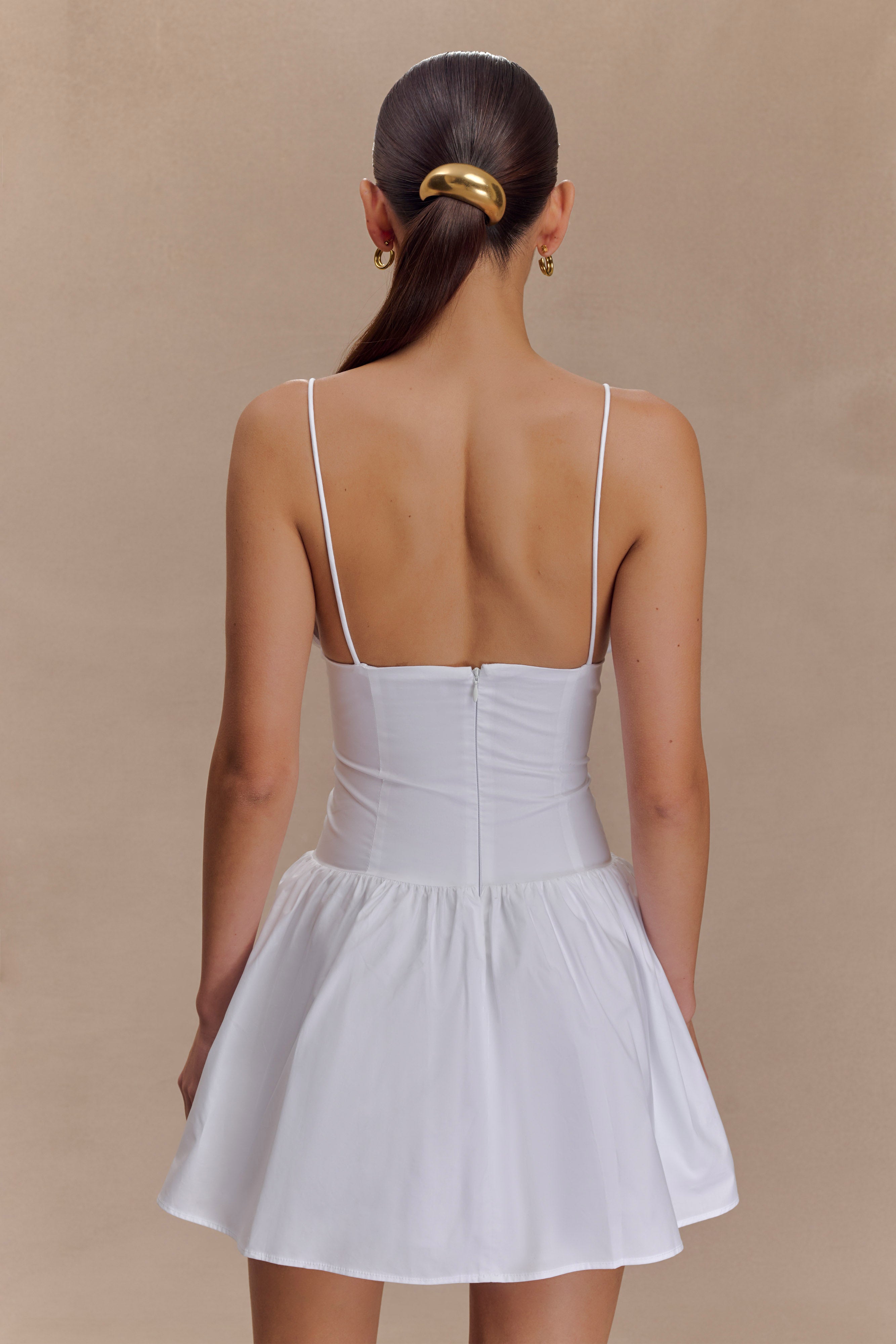 Janis Cotton Frill Mini Dress