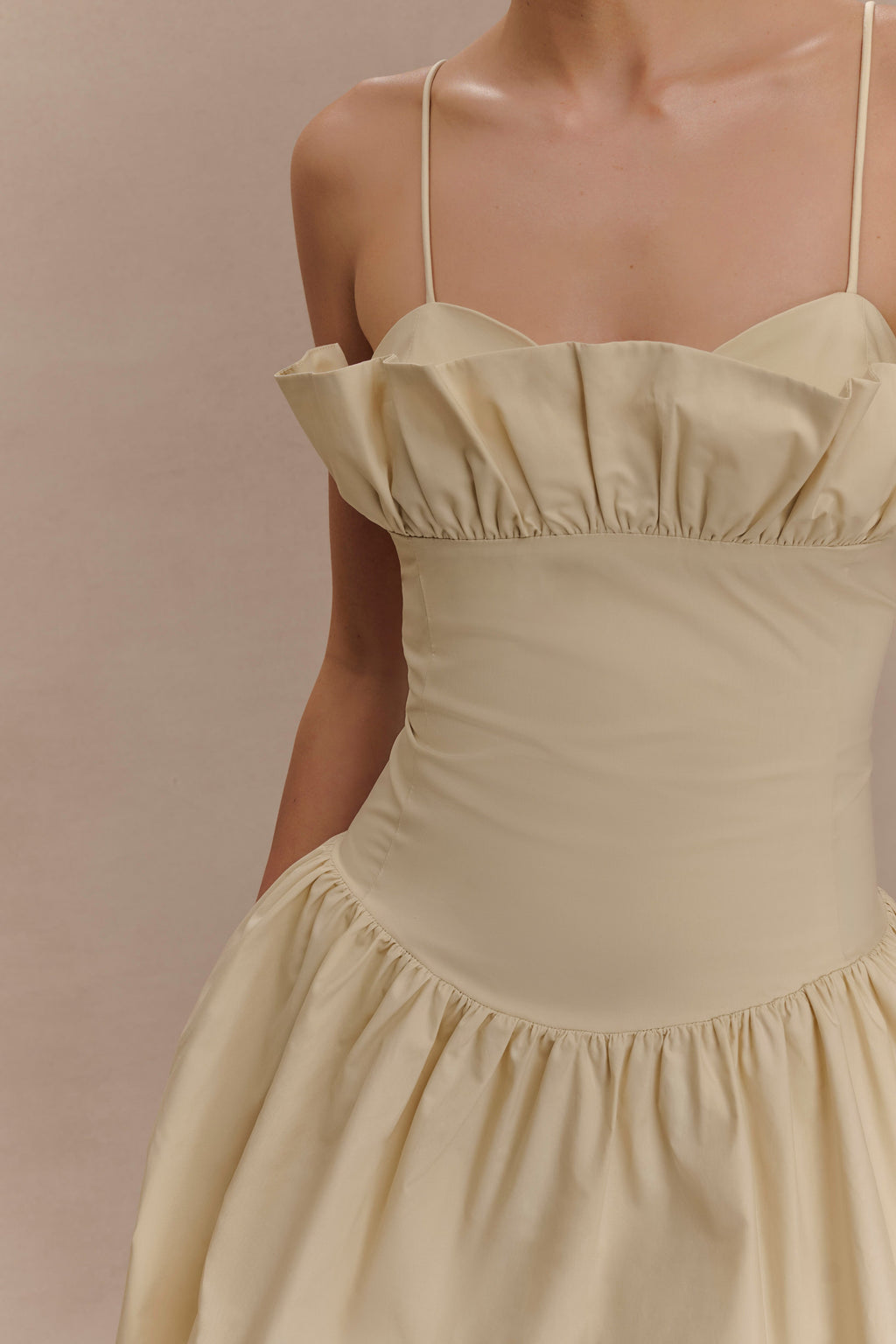 Janis Cotton Frill Mini Dress