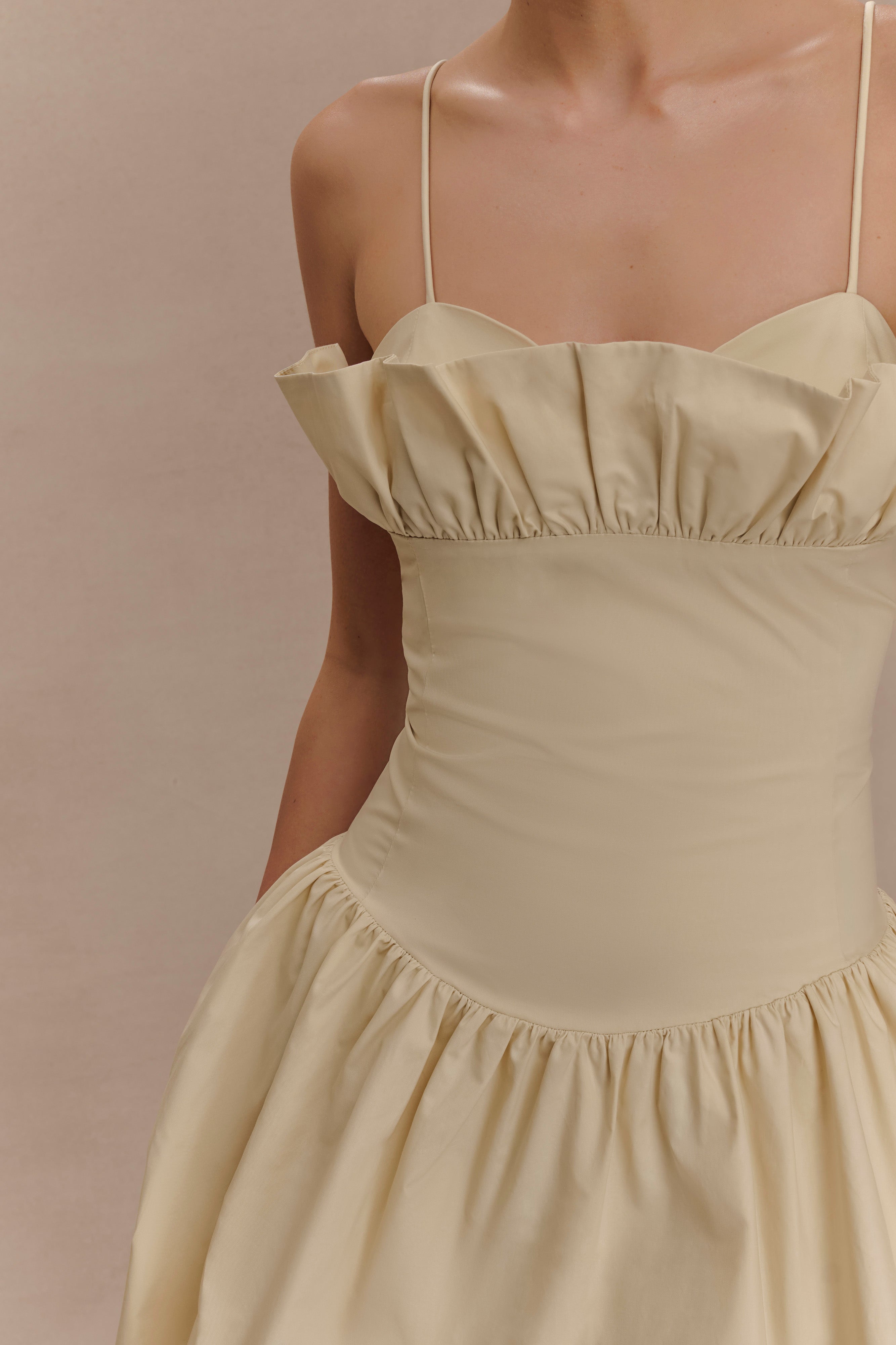 Janis Cotton Frill Mini Dress