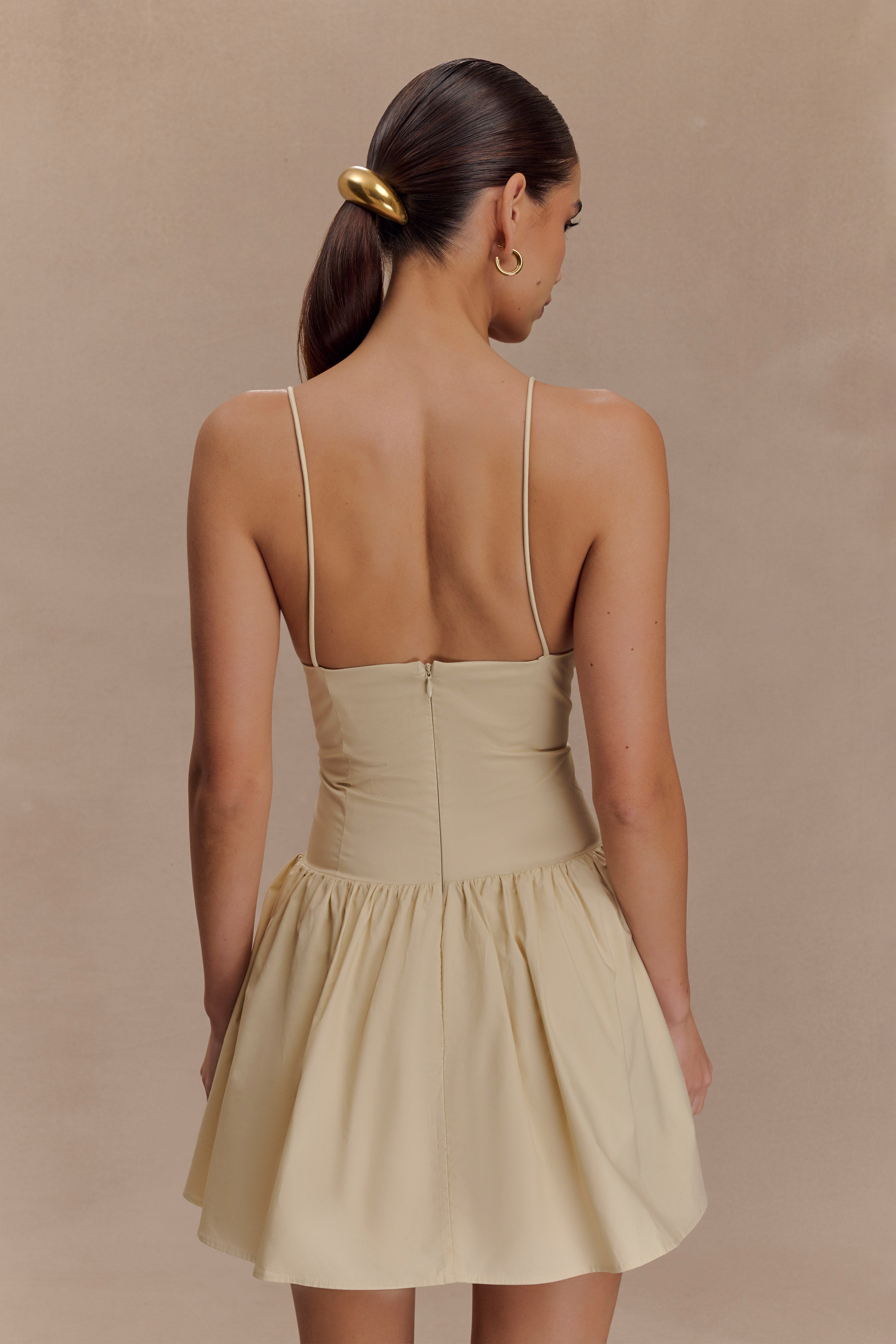 Janis Cotton Frill Mini Dress