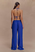 Tonya Sheer Straight Leg Pant in Cobalt Blue – Chic&Drifts