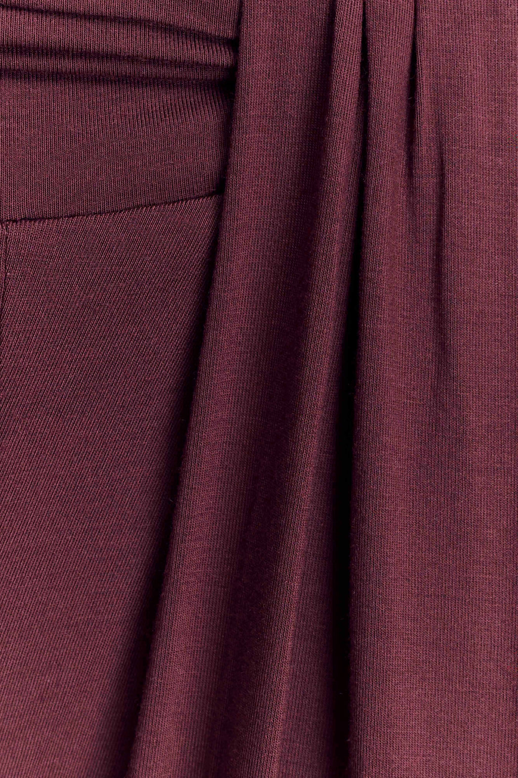 Ramona Modal Straight Leg Trouser - Mahogany