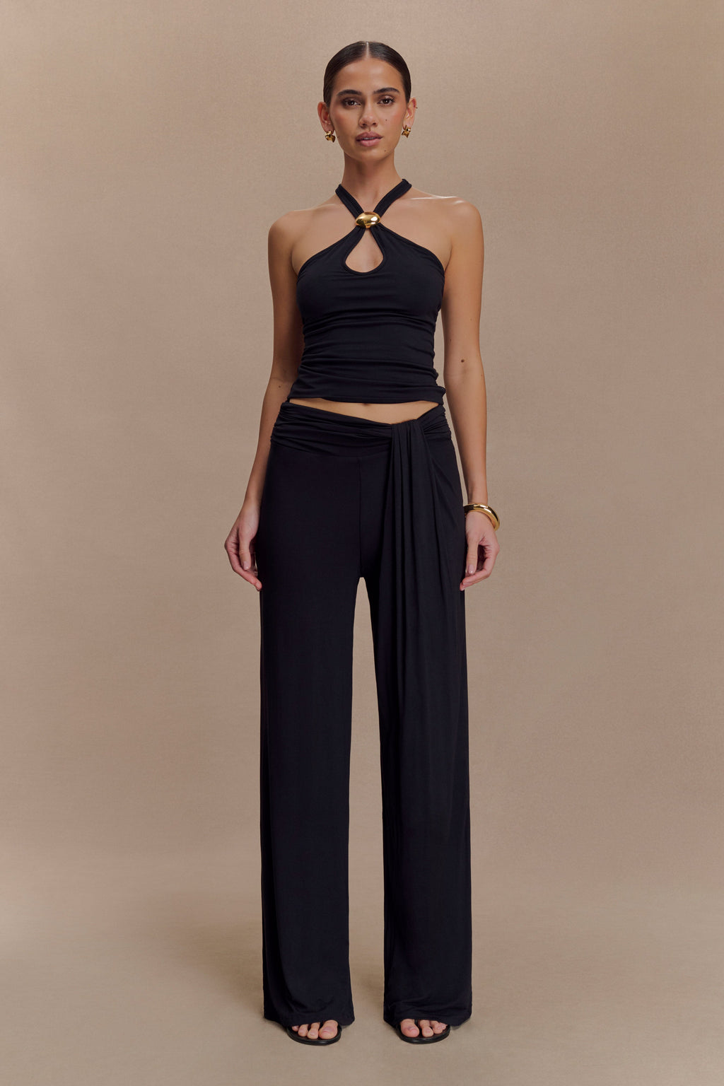 Ramona Modal Tank Top With Hardware in Black – Chic&Drifts