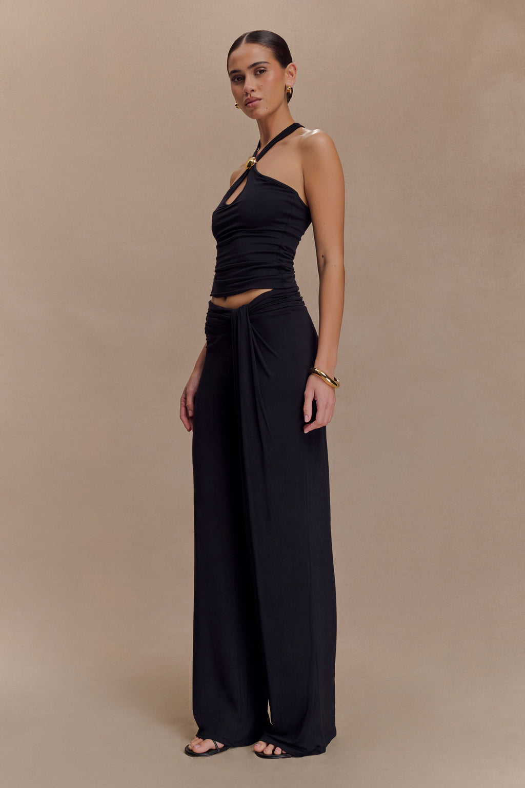 Ramona Modal Tank Top With Hardware in Black – Chic&Drifts