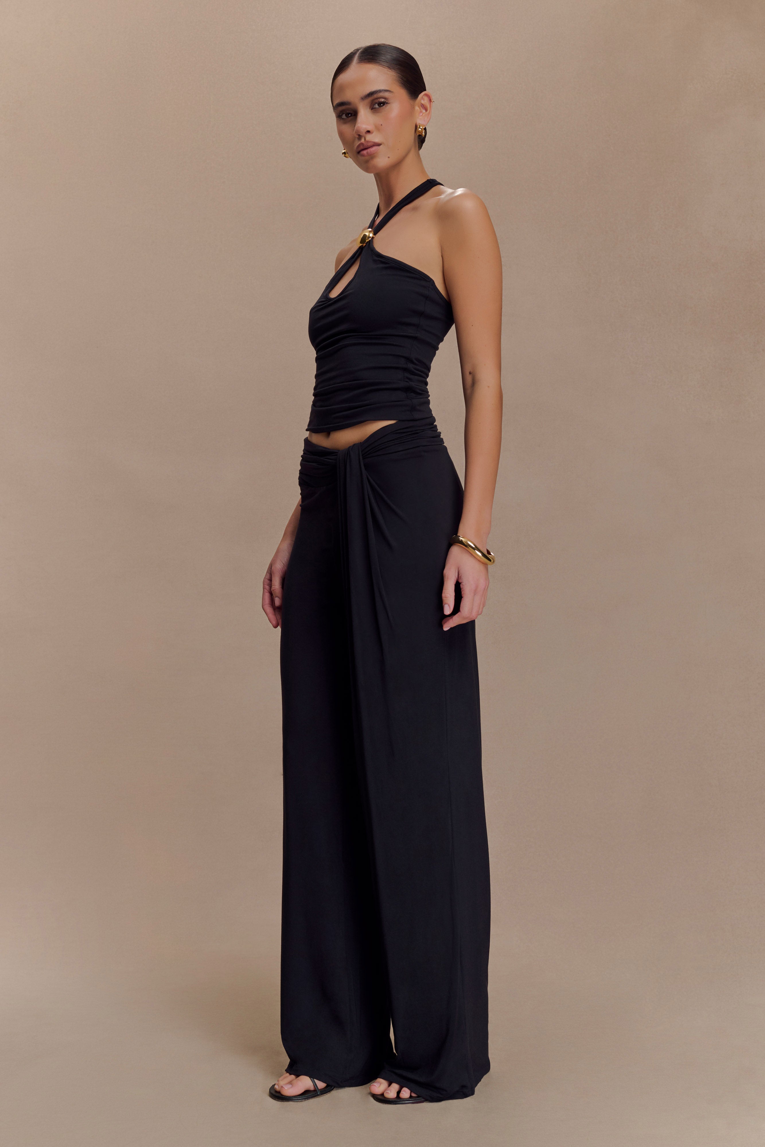 Ramona Modal Tank Top With Hardware in Black – Chic&Drifts