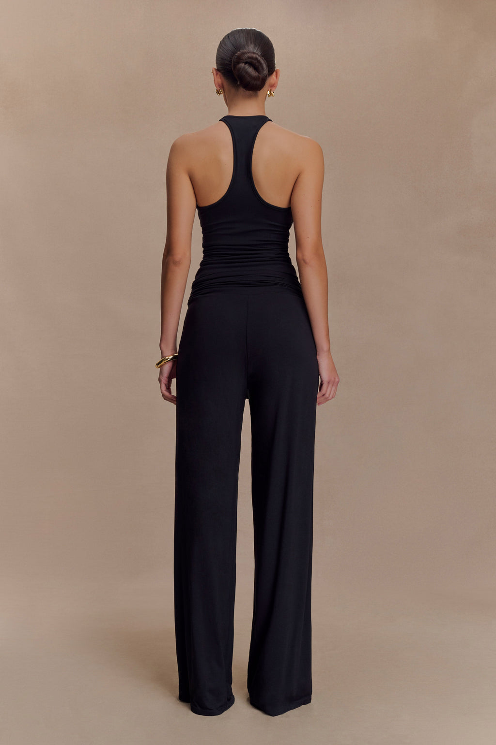 Ramona Modal Straight Leg Trouser - Black