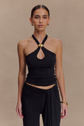 Ramona Modal Tank Top With Hardware in Black – Chic&Drifts