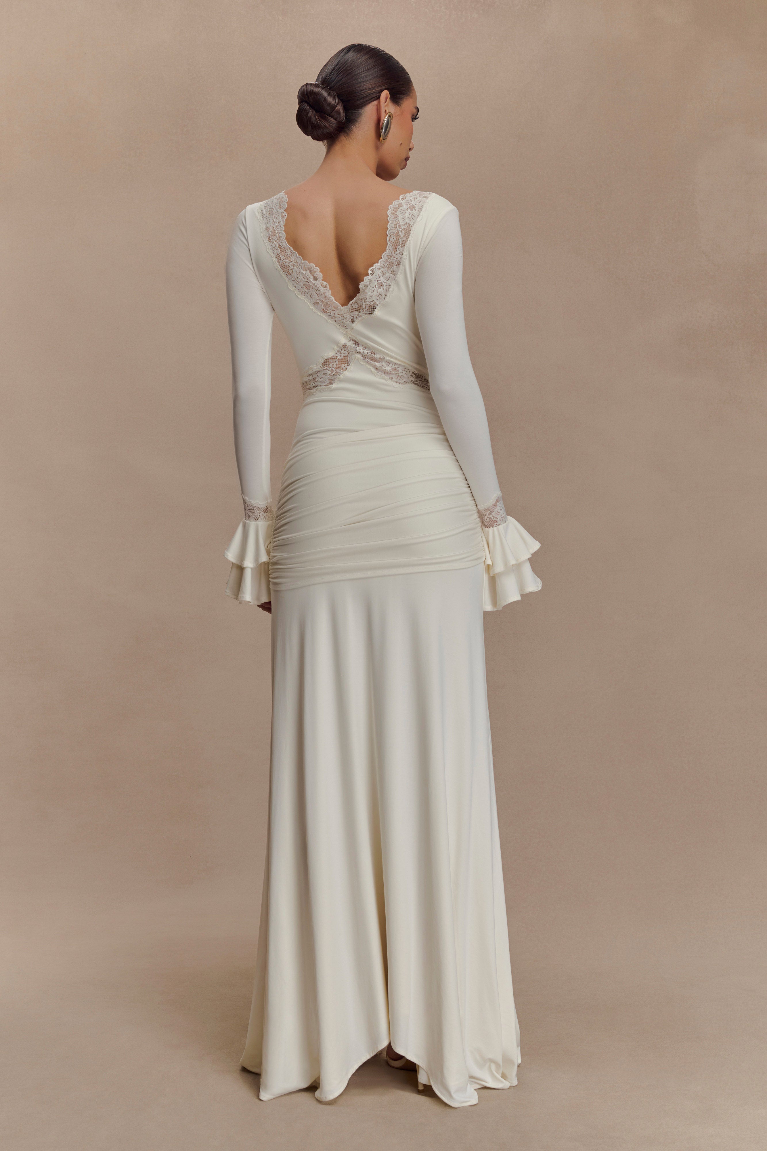 Electra Slinky Lace Maxi Dress