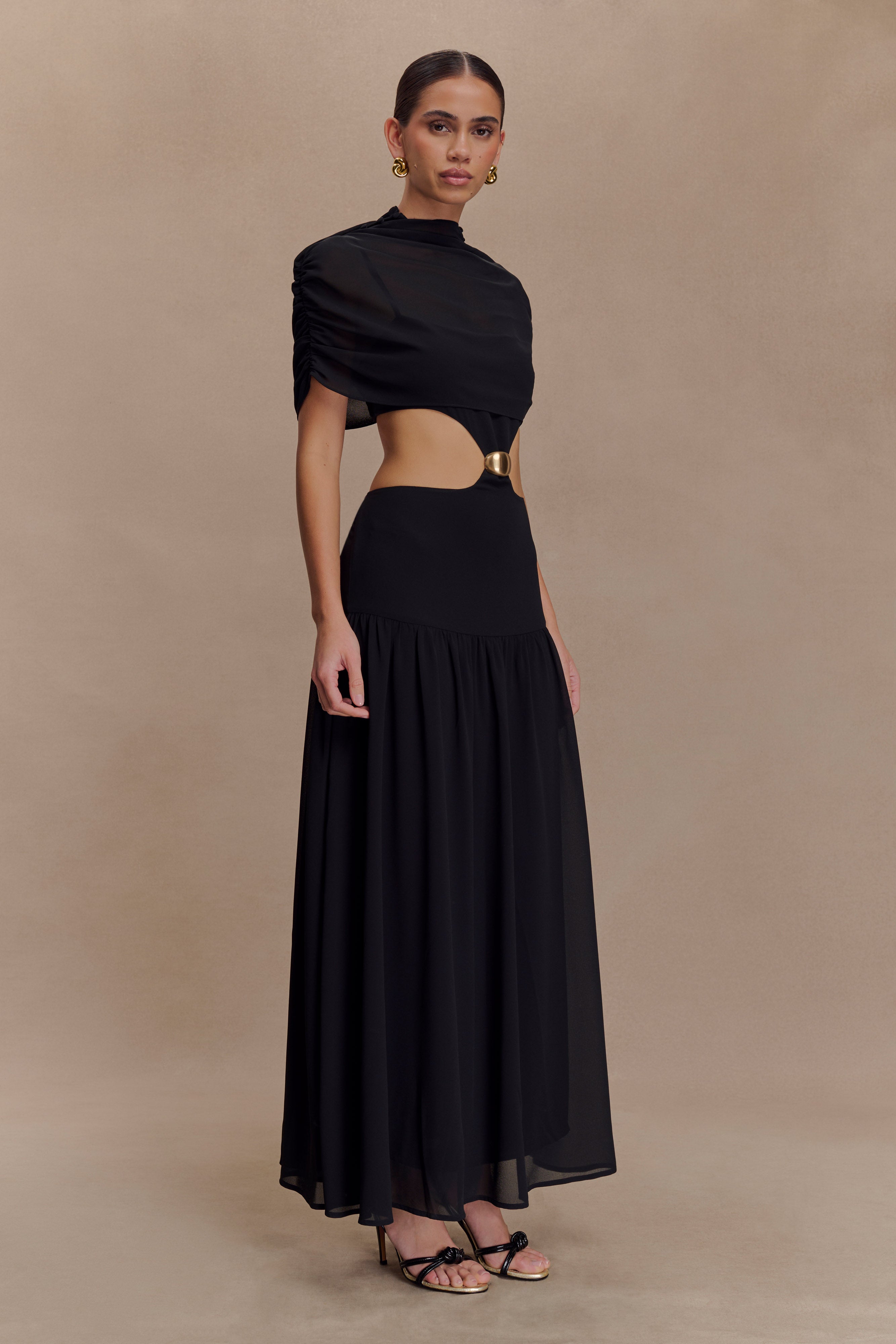 Georgina Chiffon Midi Dress