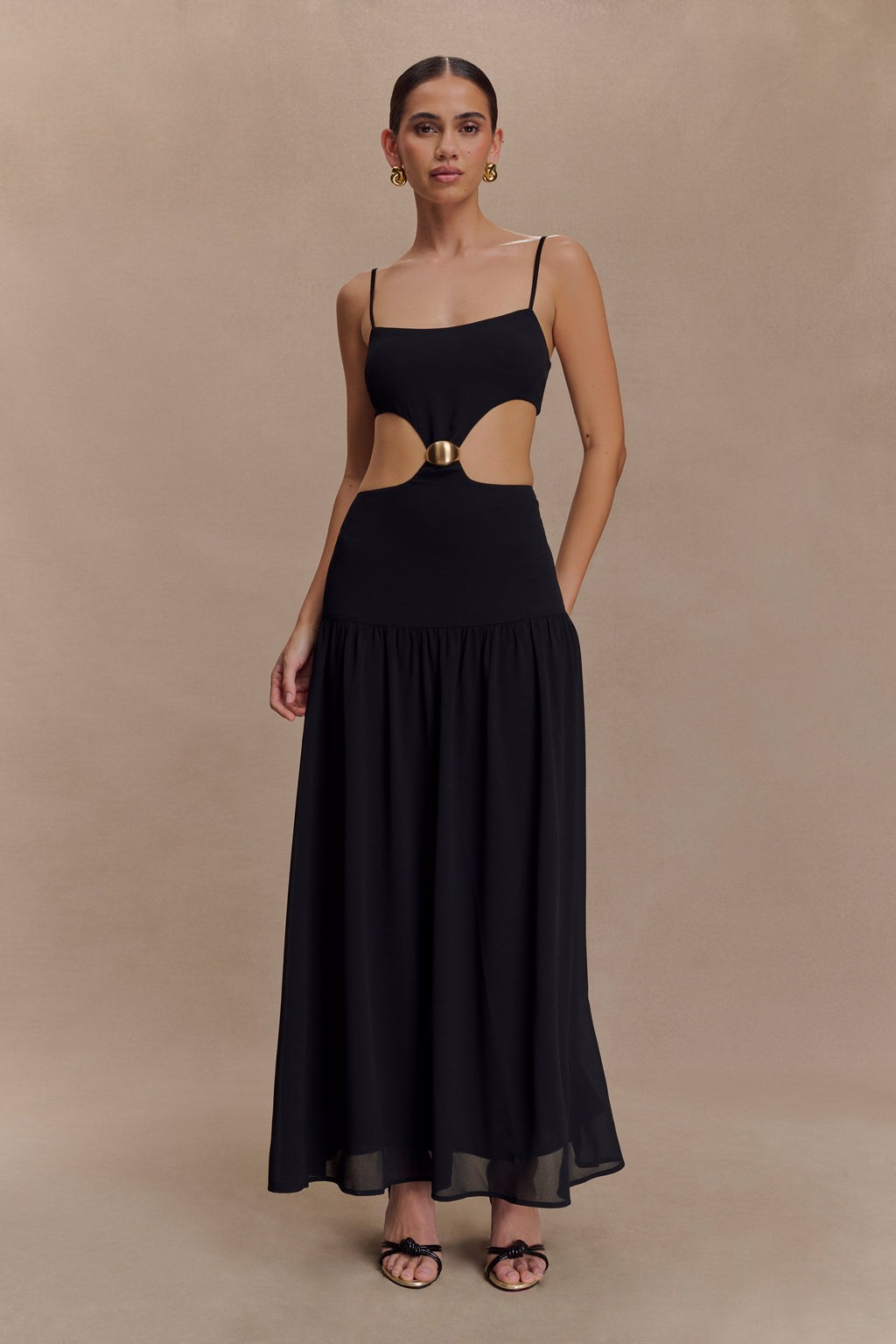 Georgina Chiffon Midi Dress