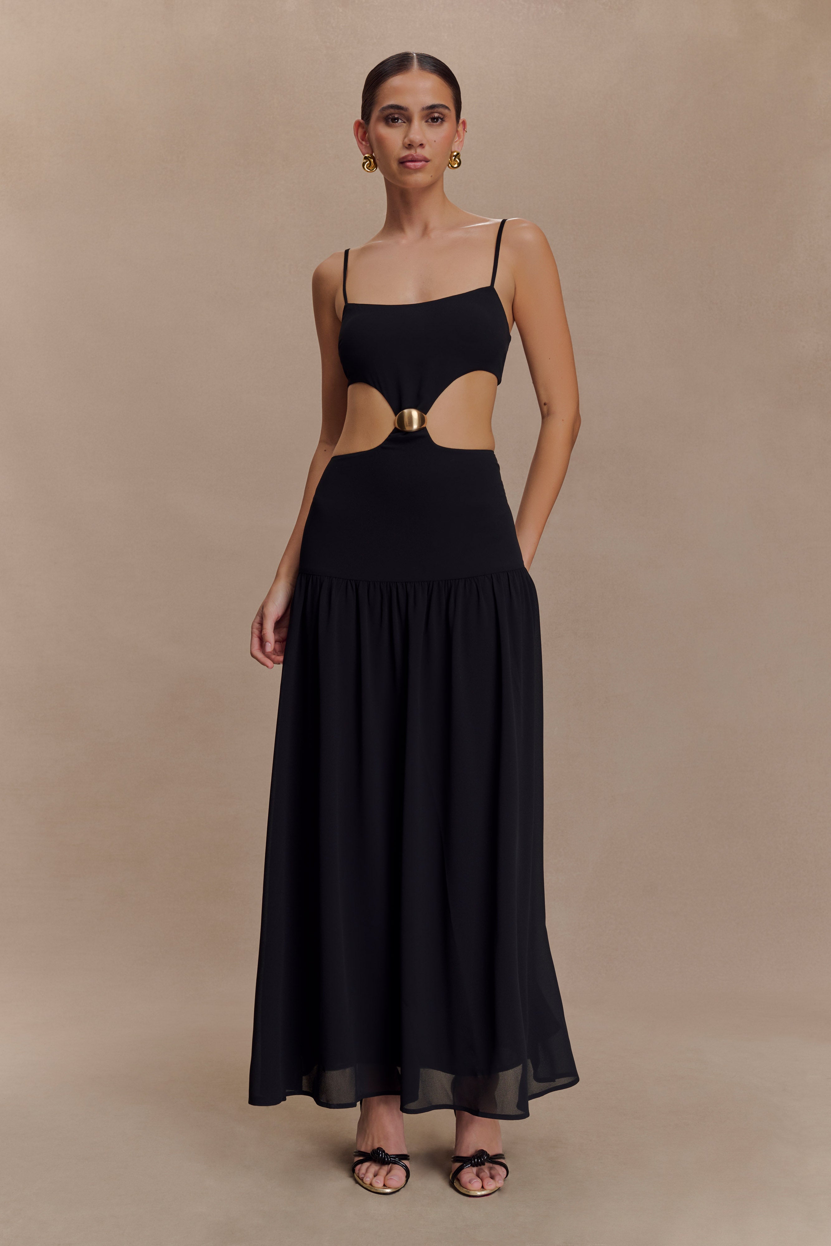 Georgina Chiffon Midi Dress
