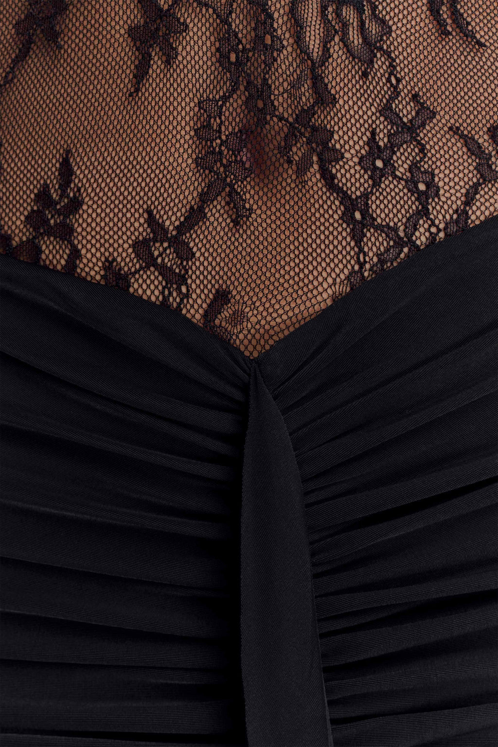 Bonnie Slinky And Lace Maxi Dress