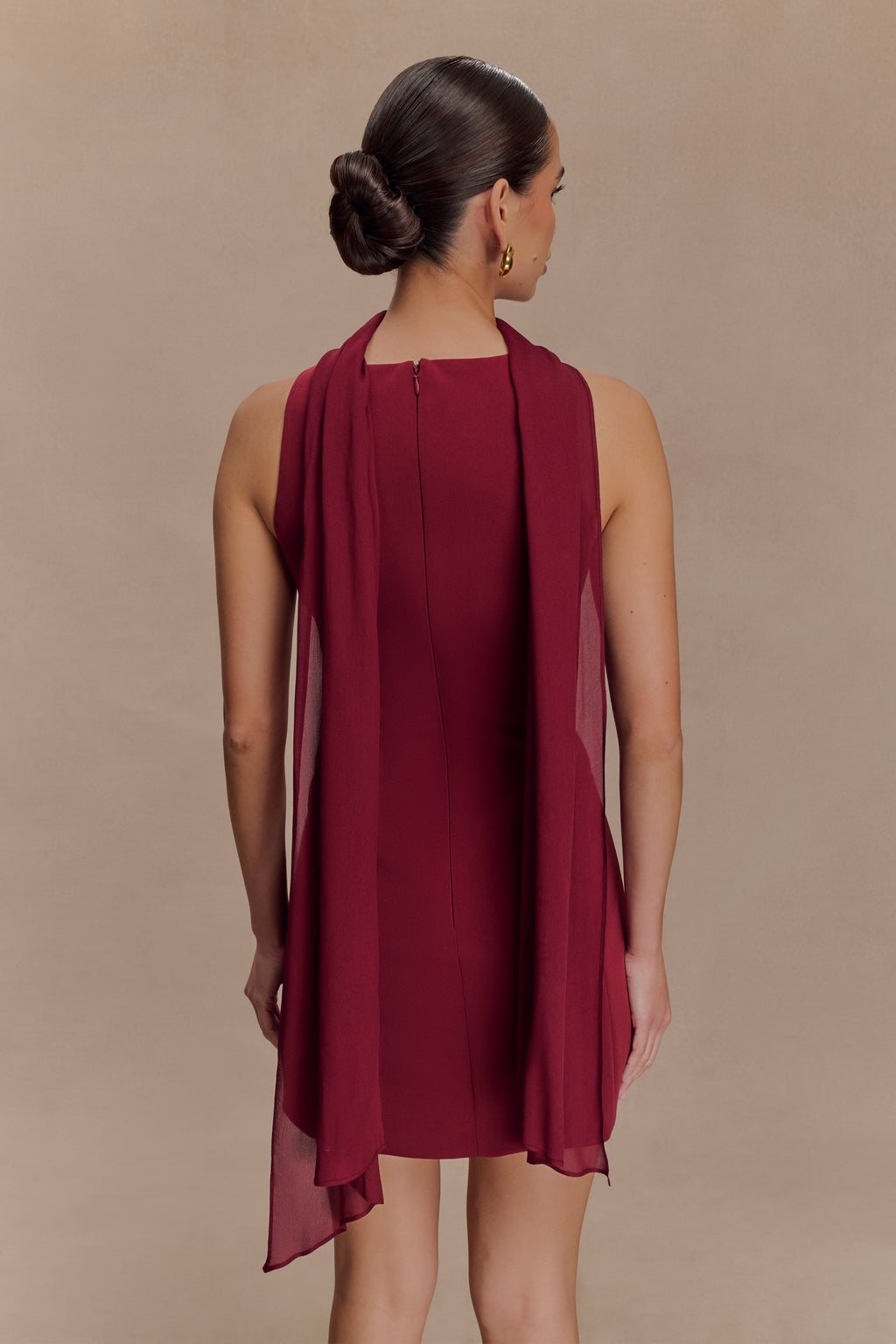 Skyler Suiting Embroidered Mini Dress