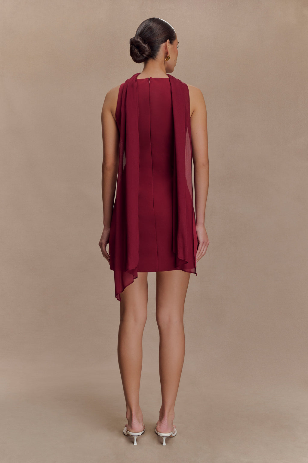 Skyler Suiting Embroidered Mini Dress