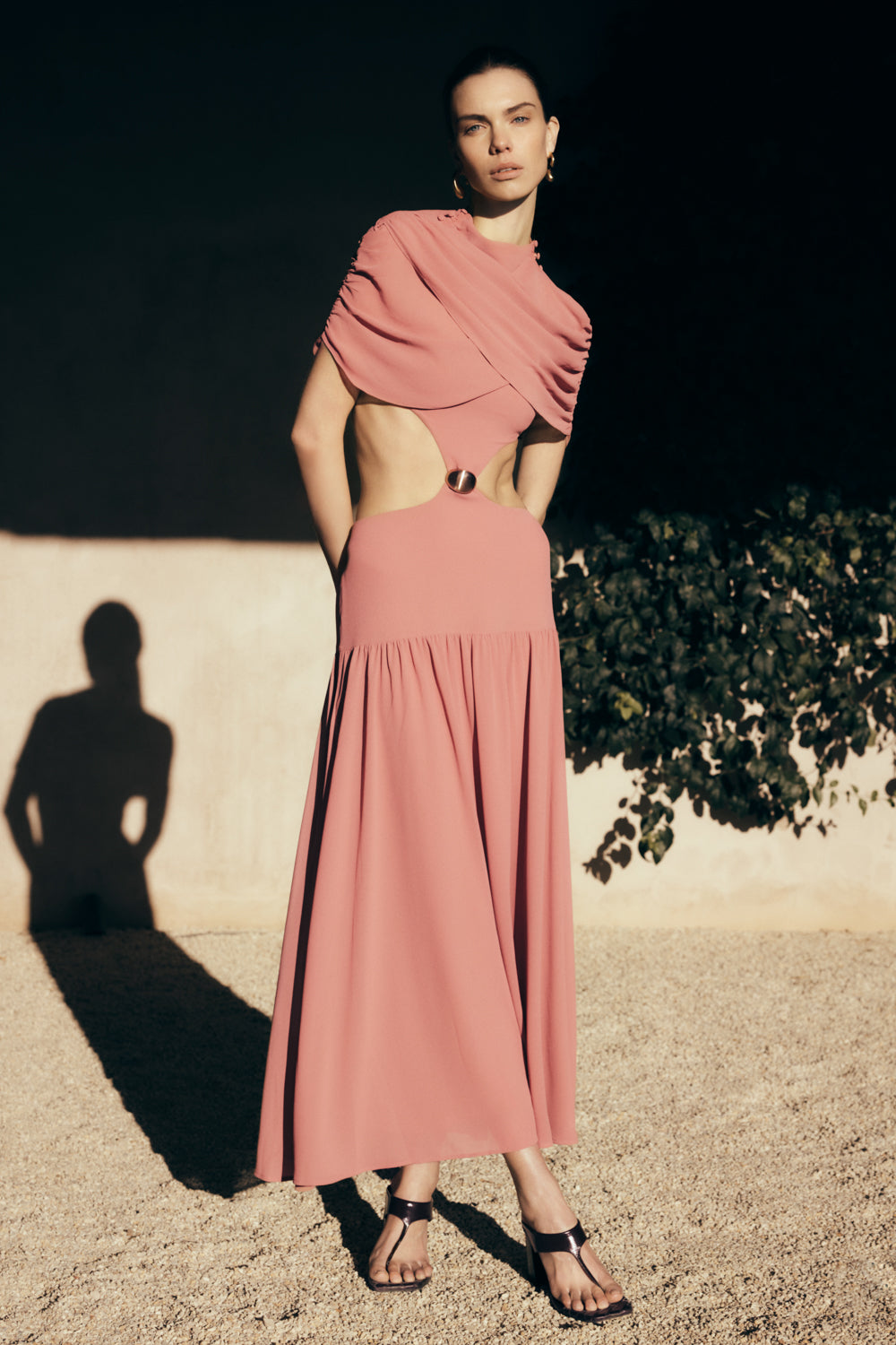 Georgina Chiffon Midi Dress