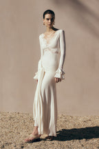 Electra Slinky Lace Maxi Dress
