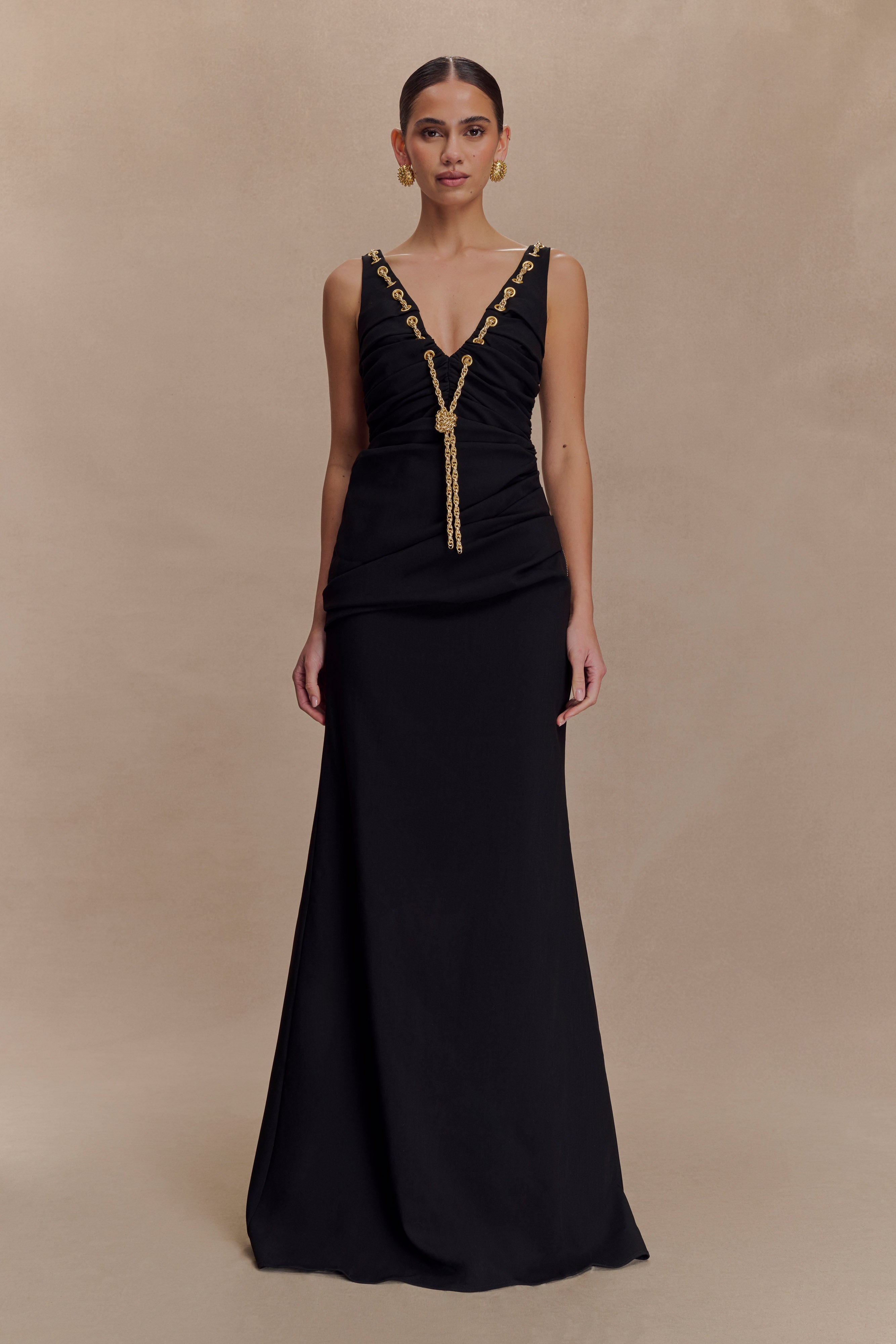 Axton Low Neck Maxi Dress