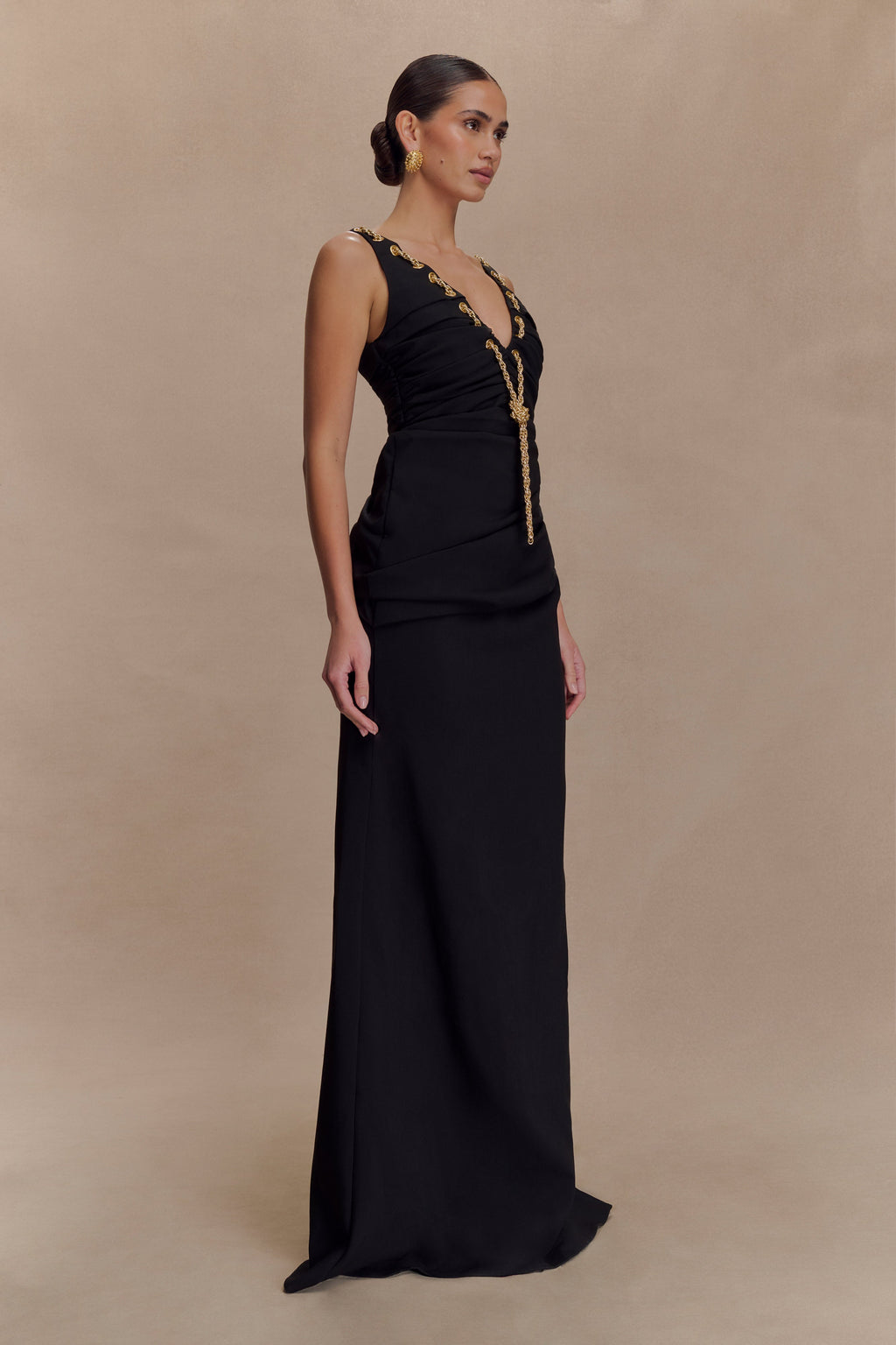 Axton Low Neck Maxi Dress
