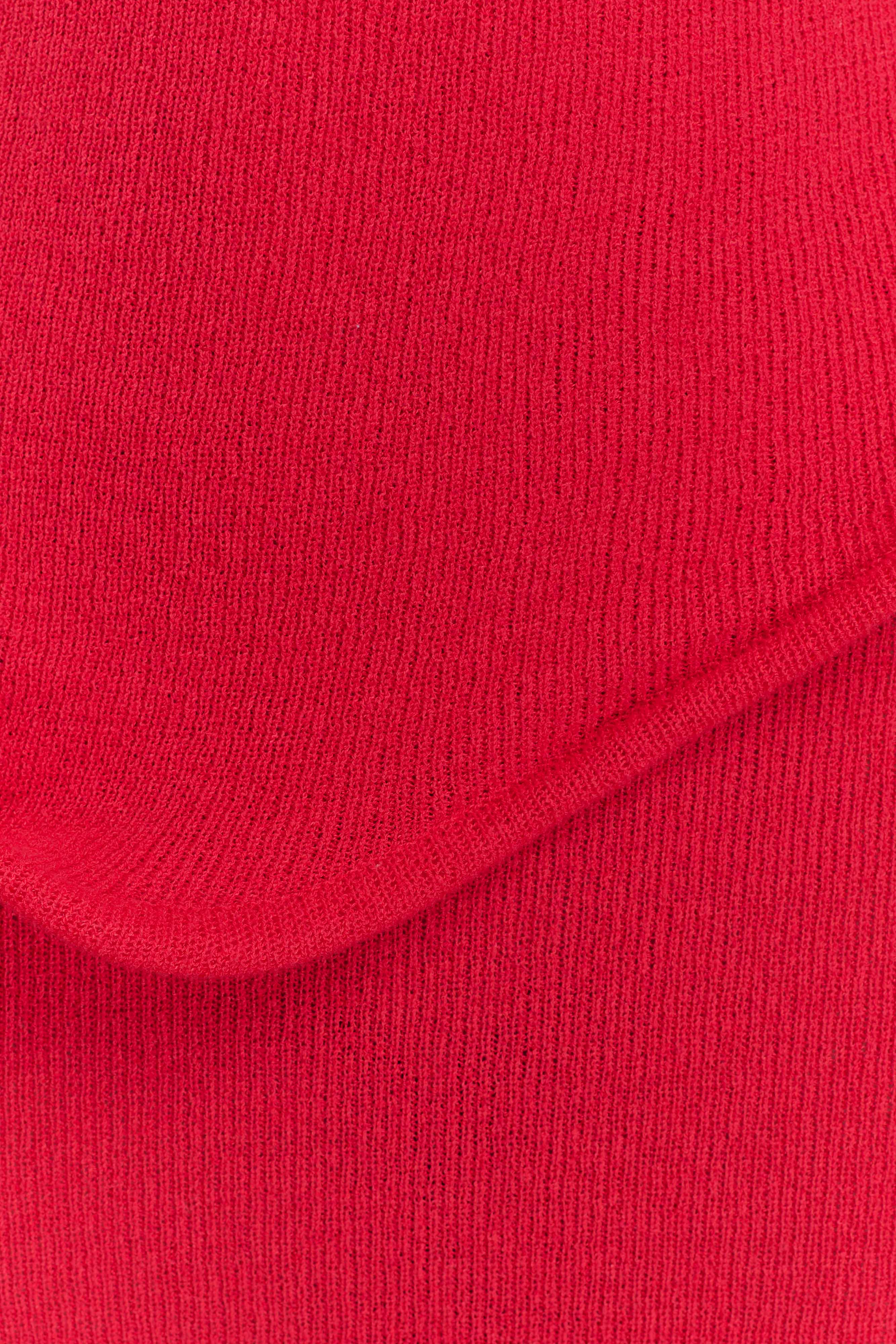 Caprice Halter Knit Maxi Dress in Red – Chic&Drifts