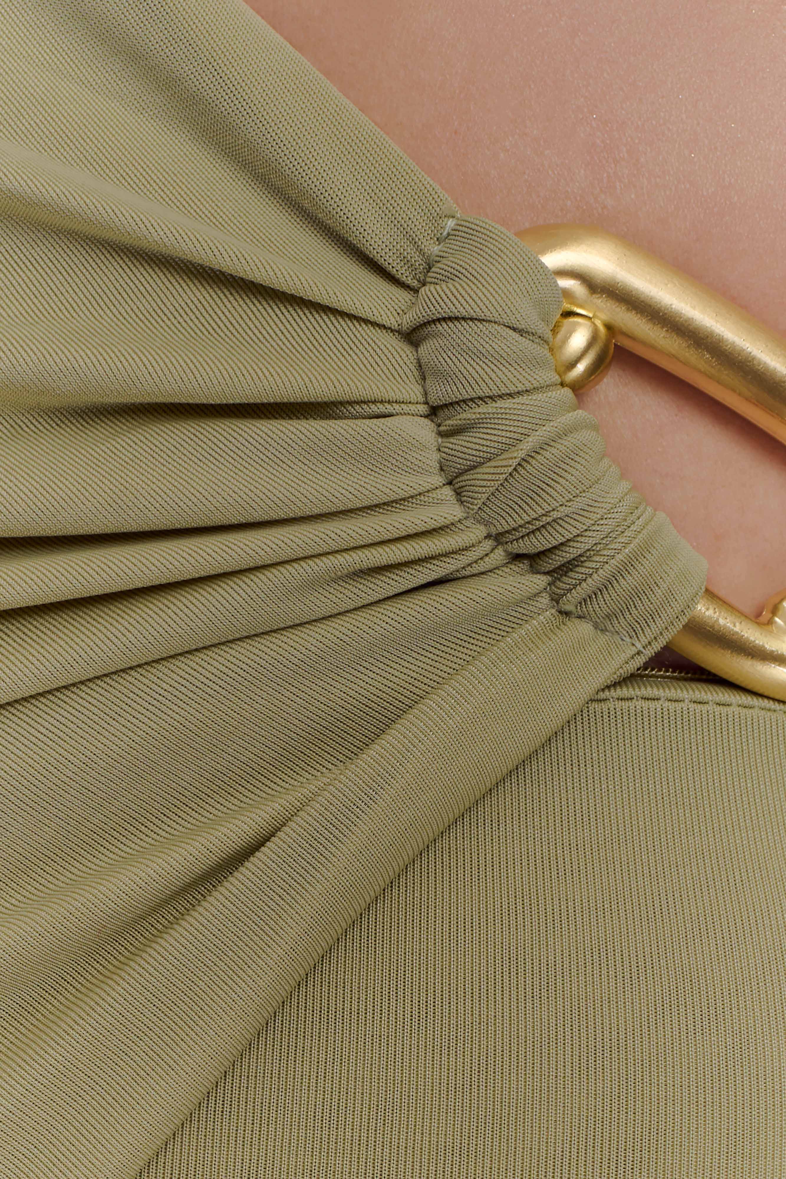 Ashford Asymmetrical Slinky Maxi Dress