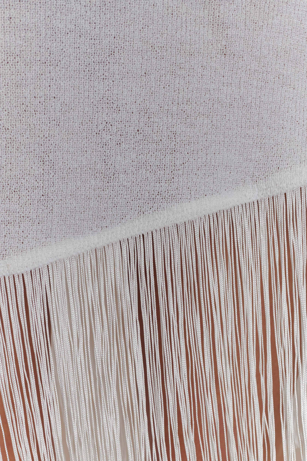 Kayden Fringe Off Shoulder Knit Mini Dress in Ivory – Chic&Drifts