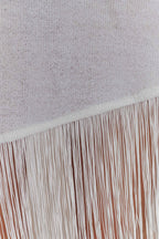 Kayden Fringe Off Shoulder Knit Mini Dress in Ivory – Chic&Drifts
