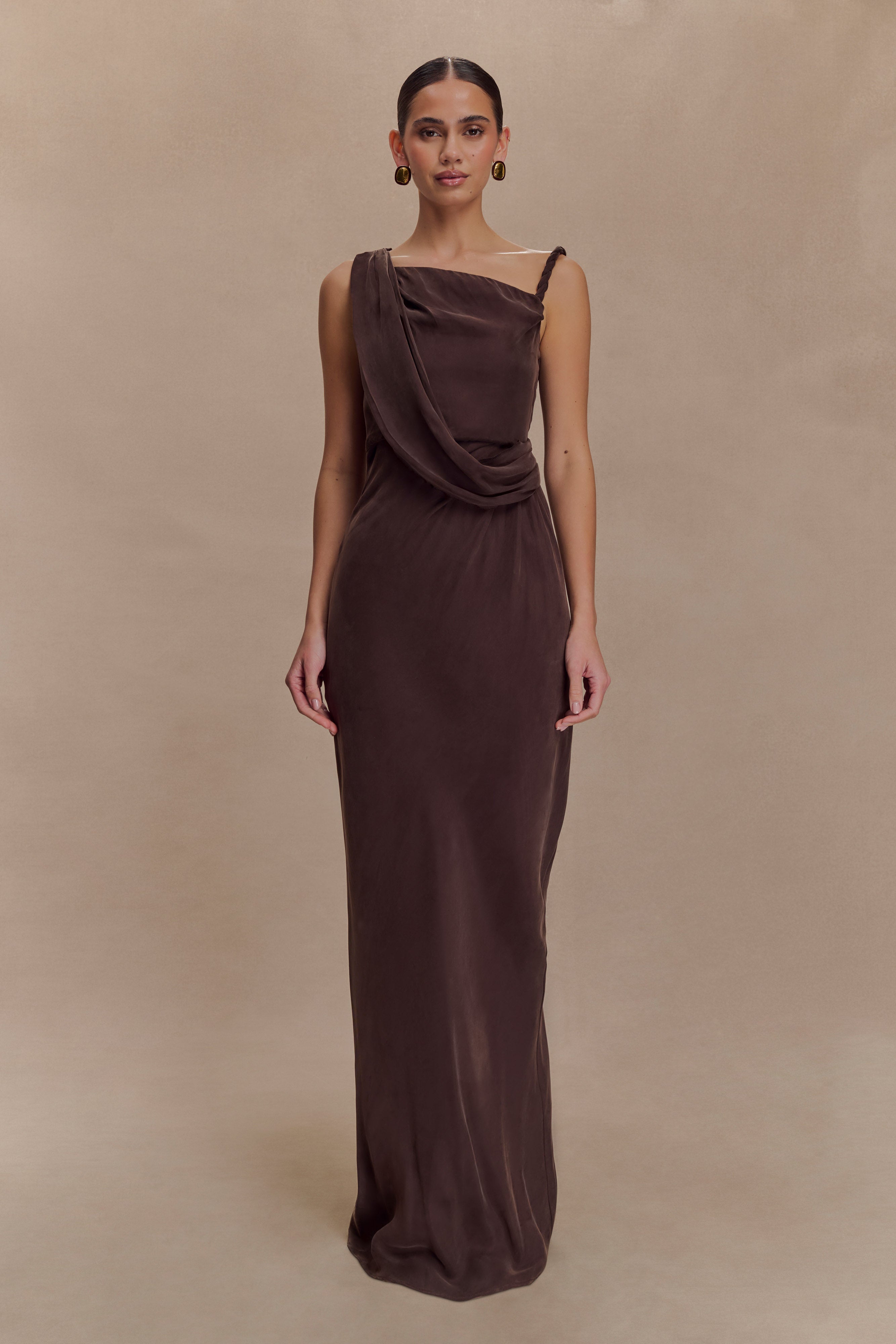Lorieanne Draped Maxi Dress