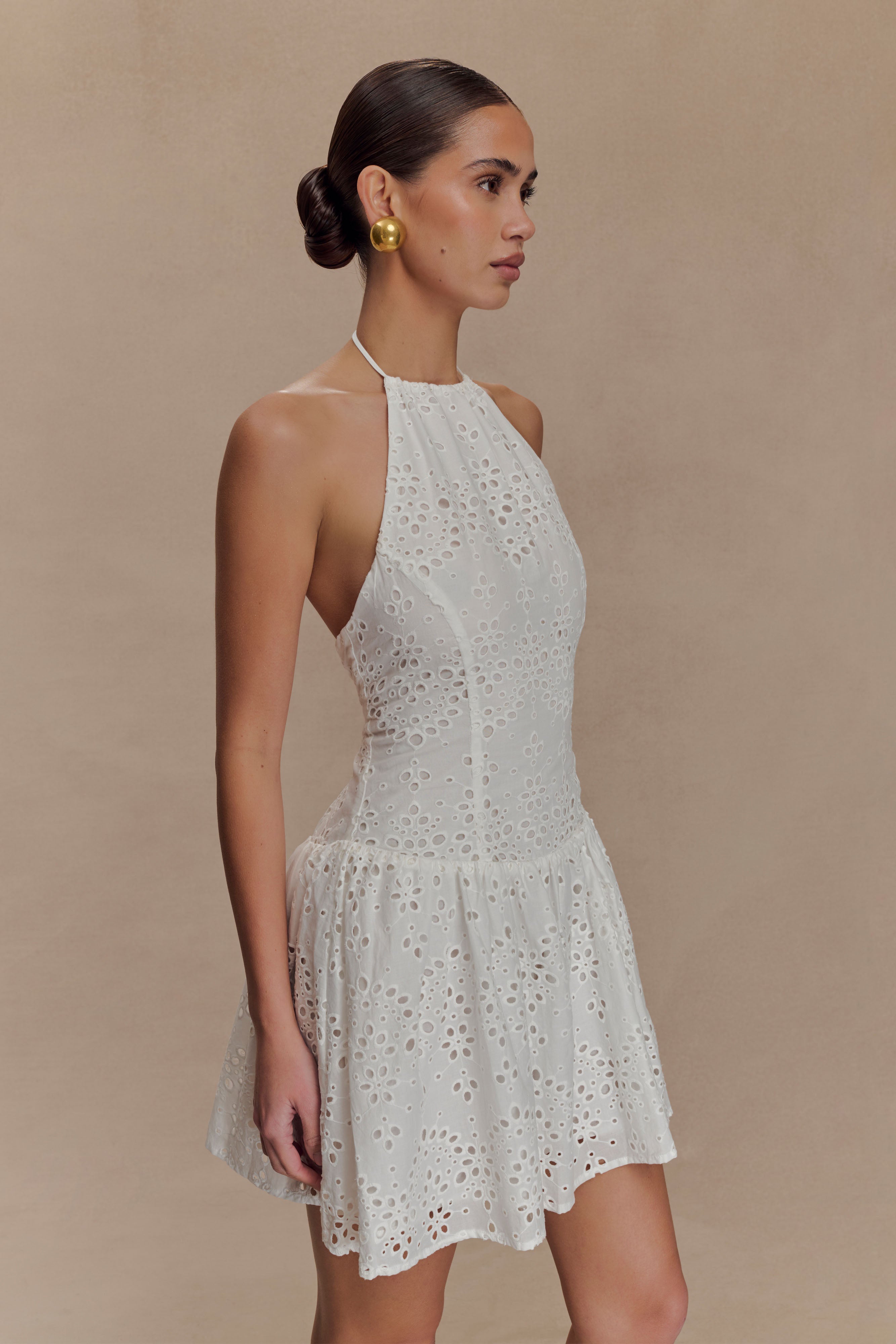 Carlina Broderie Mini Dress