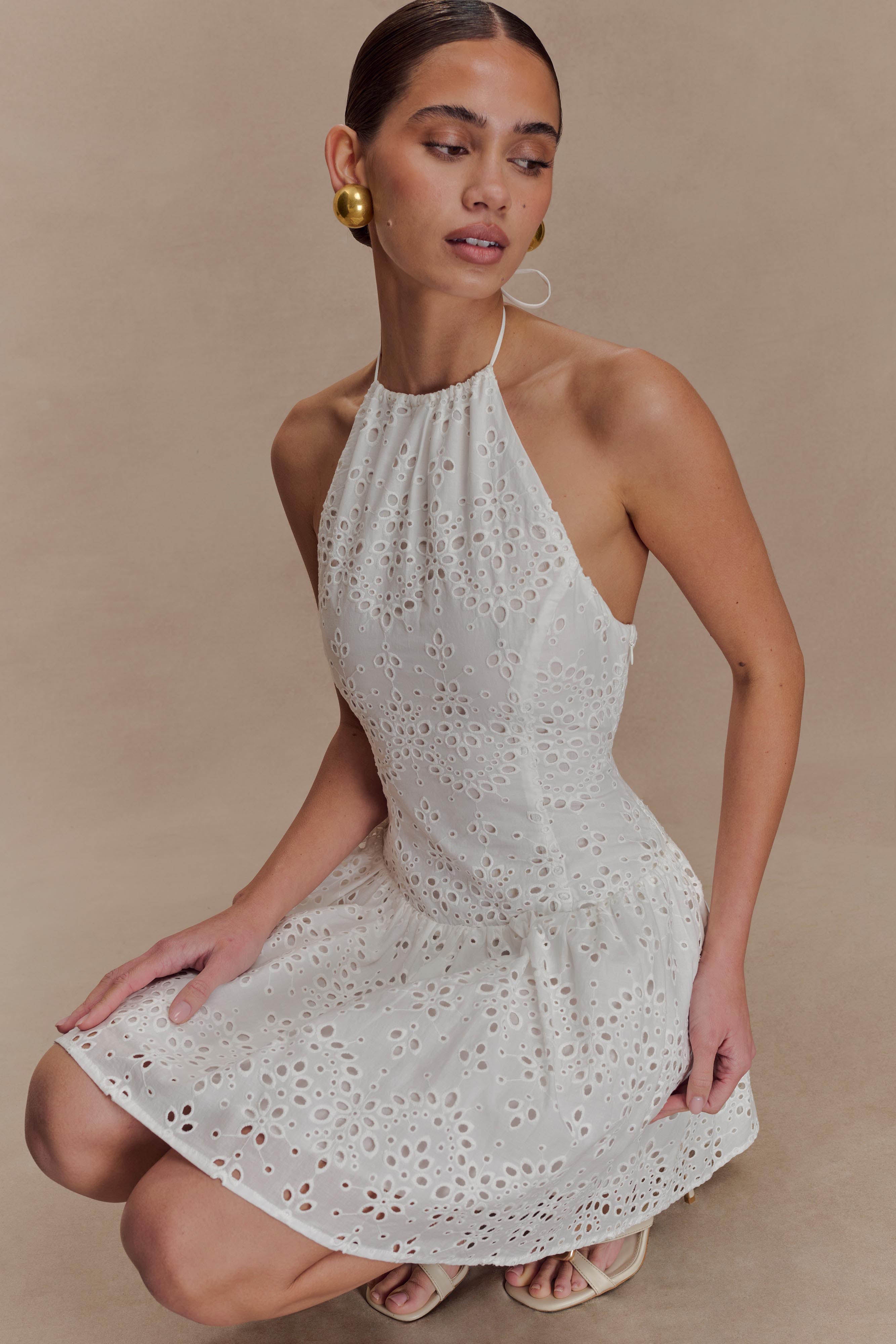Carlina Broderie Mini Dress