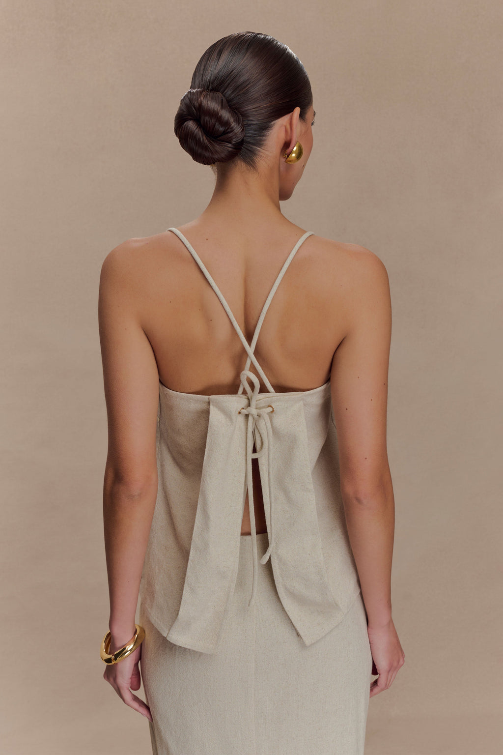 Casey Linen Corded Embroidered Linen Top in Natural – Chic&Drifts